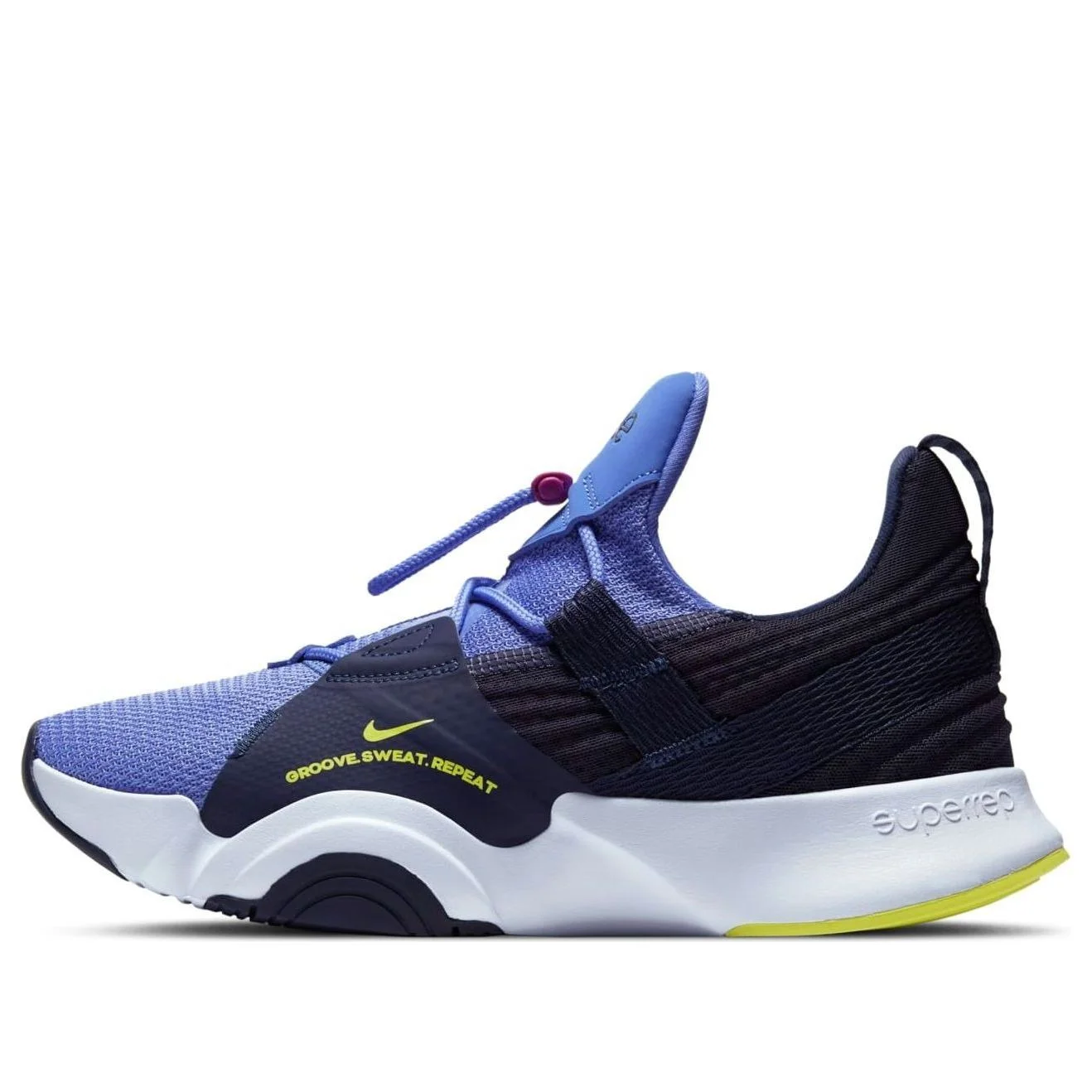 (WMNS) Nike SuperRep Groove 'Blackened Blue Cyber' CT1248-435 - 1