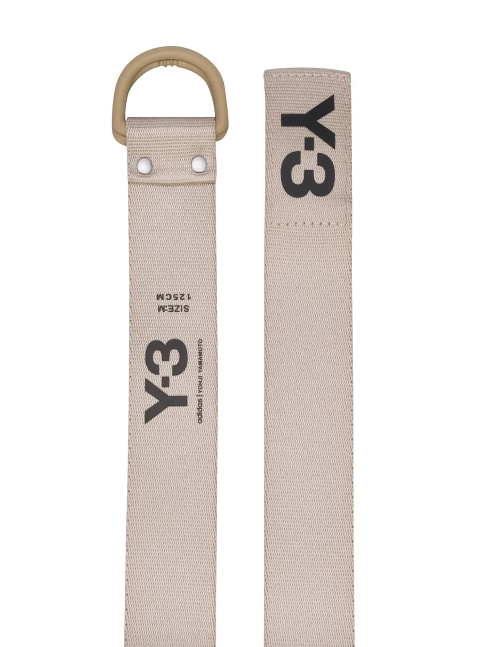 logo-print buckle belt - 2