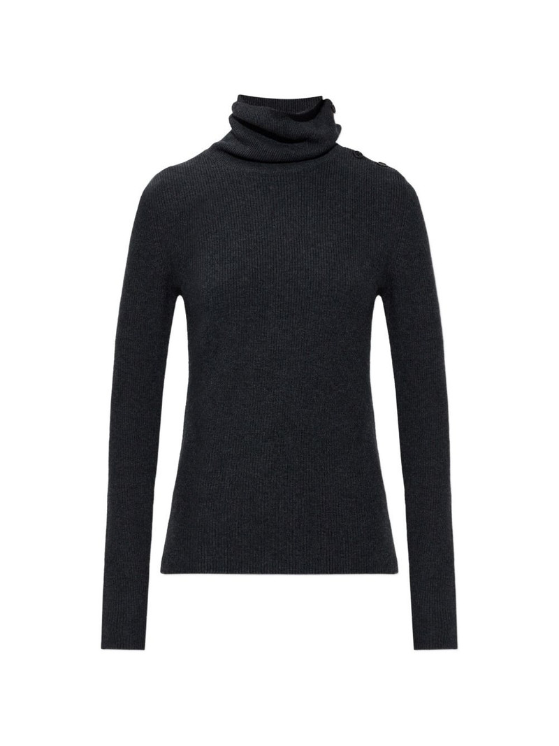 button roll-neck sweater 1