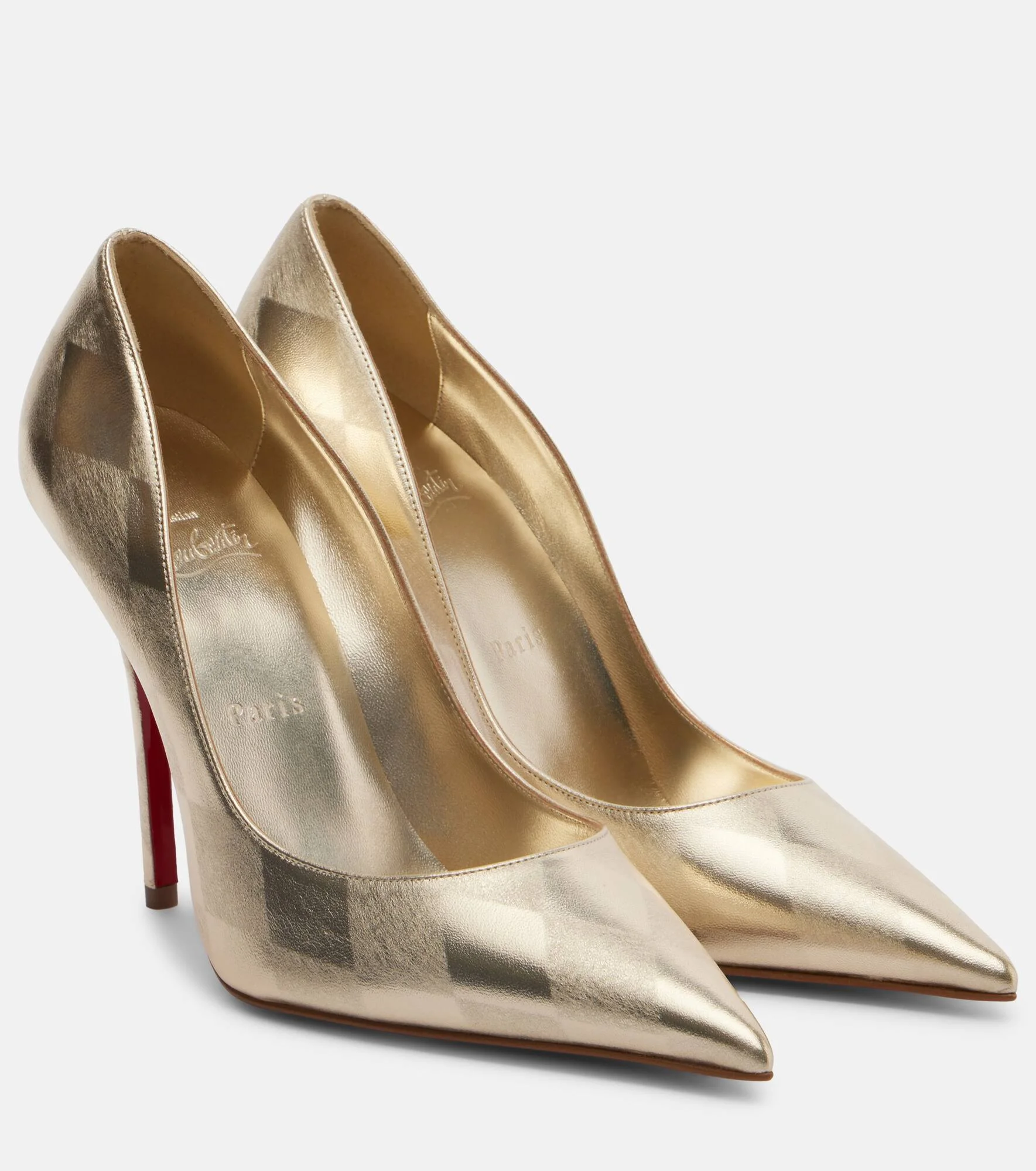 Miss Z metallic leather pumps - 1