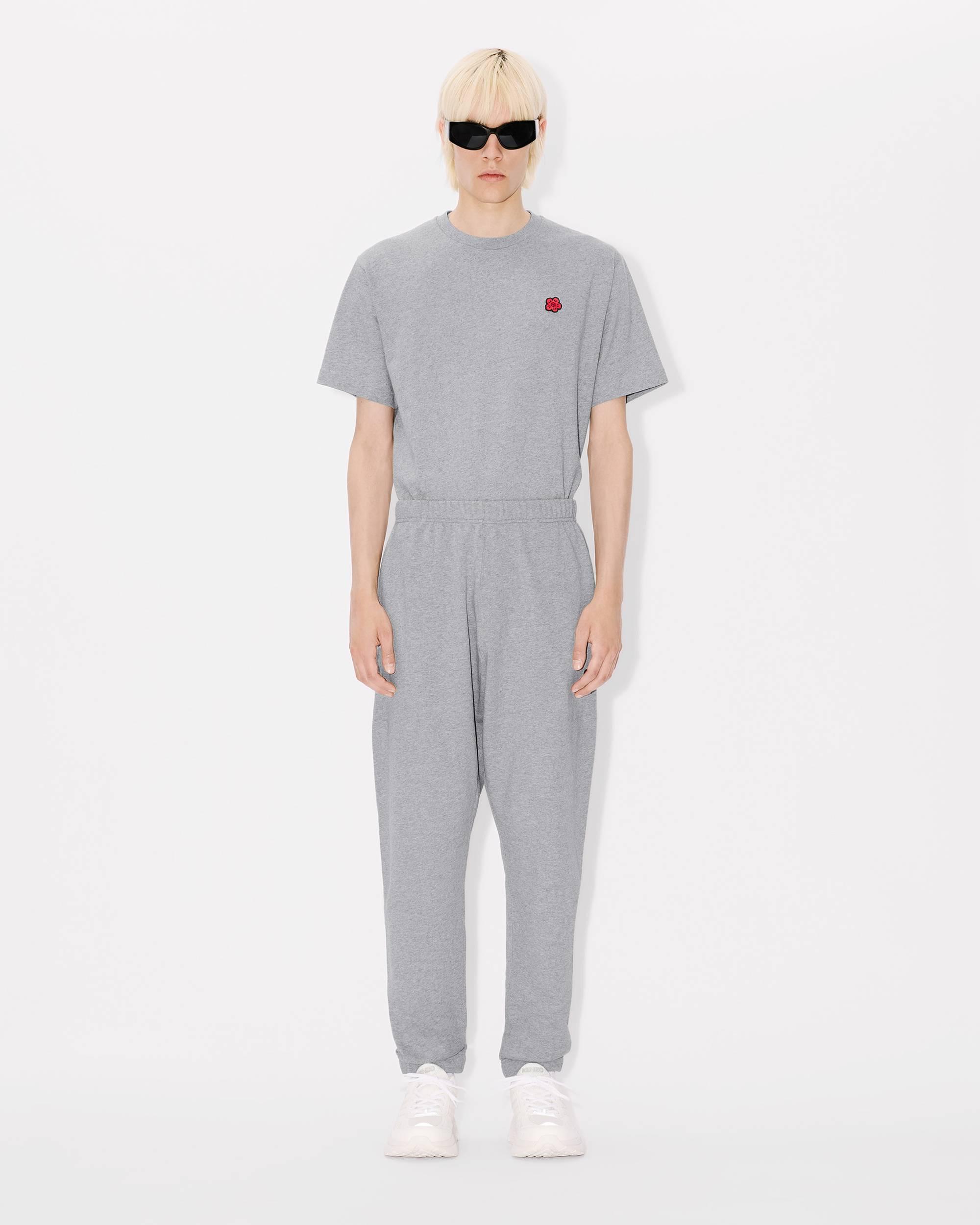 'Boke Flower' embroidered jog pants - 3