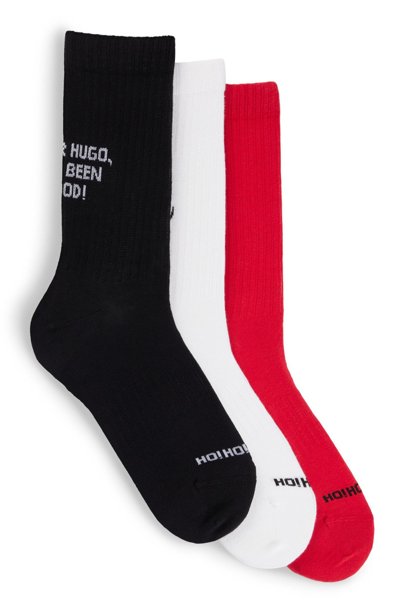 THREE-PACK OF SHORT SOCKS IN COTTON 1