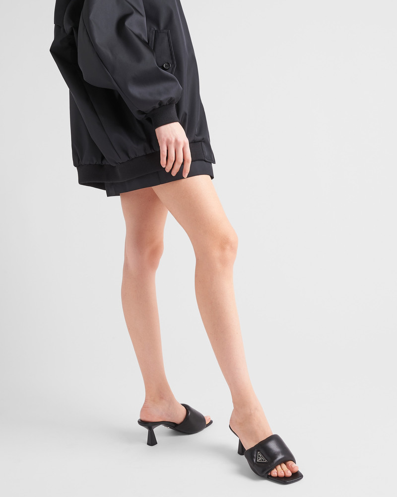 Prada Soft padded nappa sandals outlook