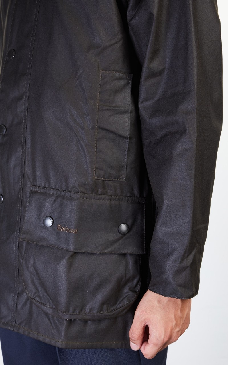 BEAUFORT WAX JACKET OLIVE - 8
