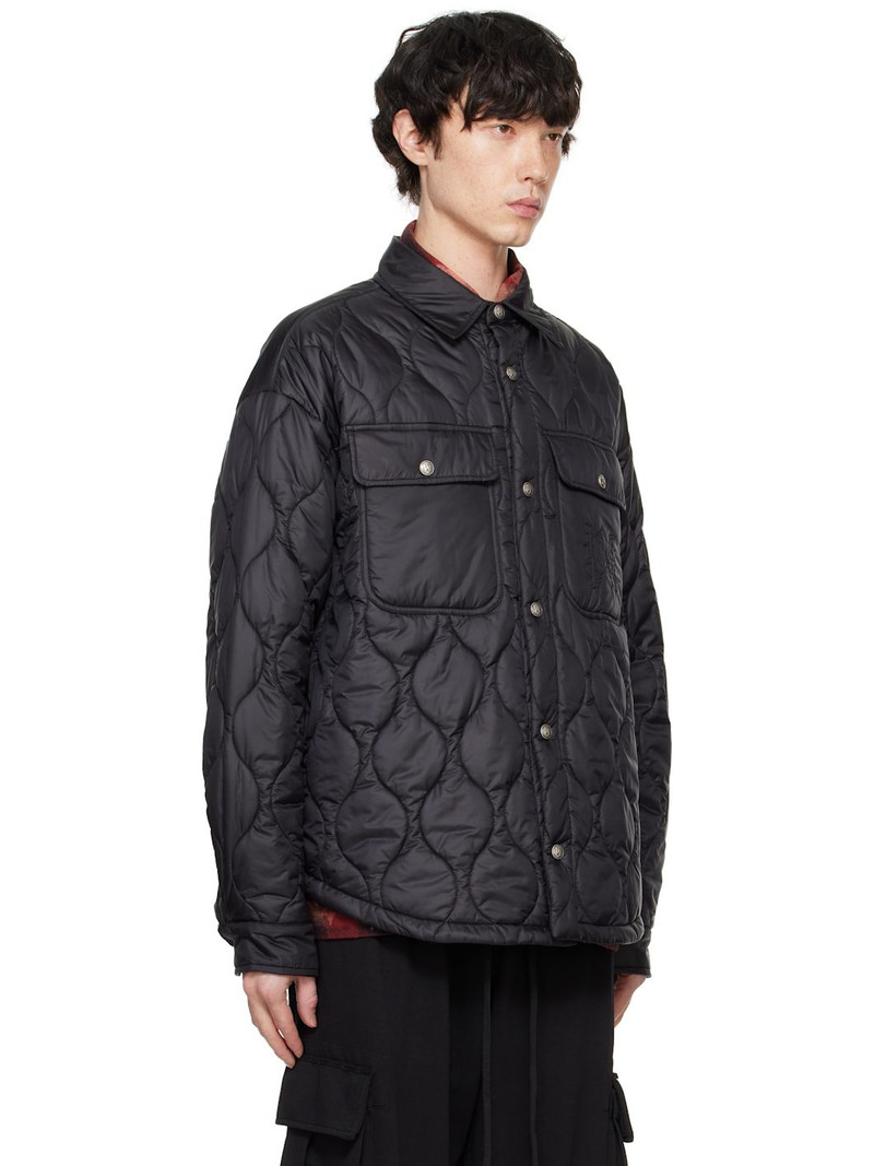 Black 100GR Classic Logo Overshirt 2