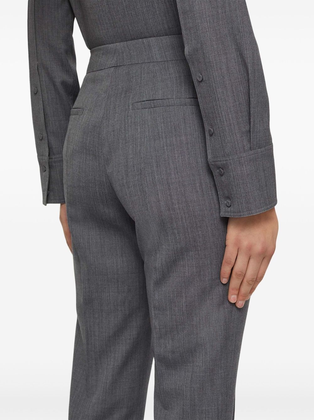 wool tailored trousers - 5