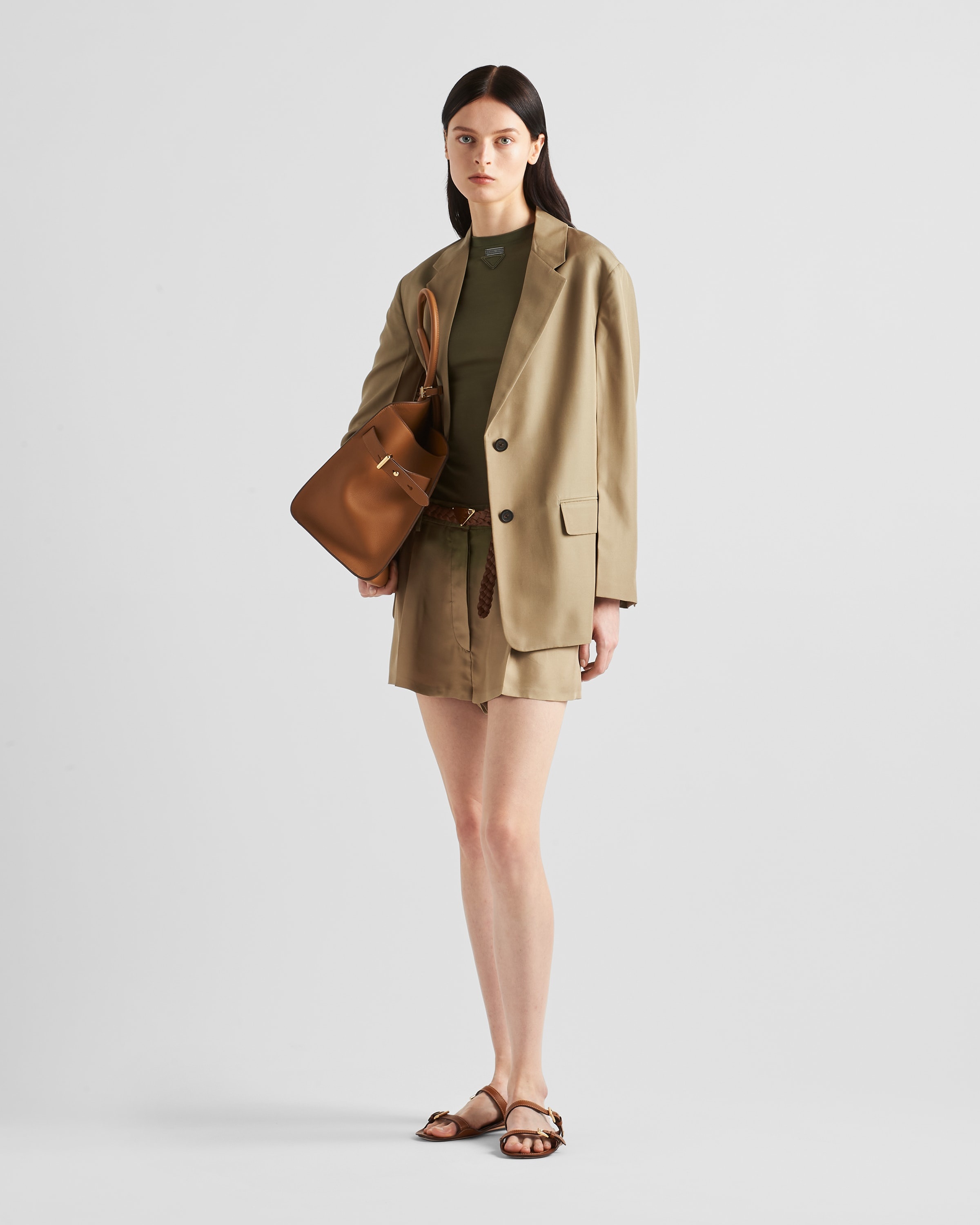 Single-breasted silk jacket - 2
