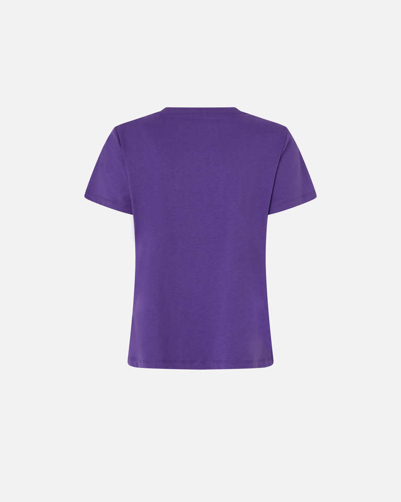 PINKO T-SHIRT WITH DECORATED LOVE BIRDS LOGO outlook