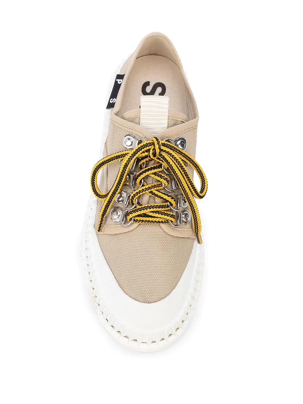 lug sole lace-up shoes - 4