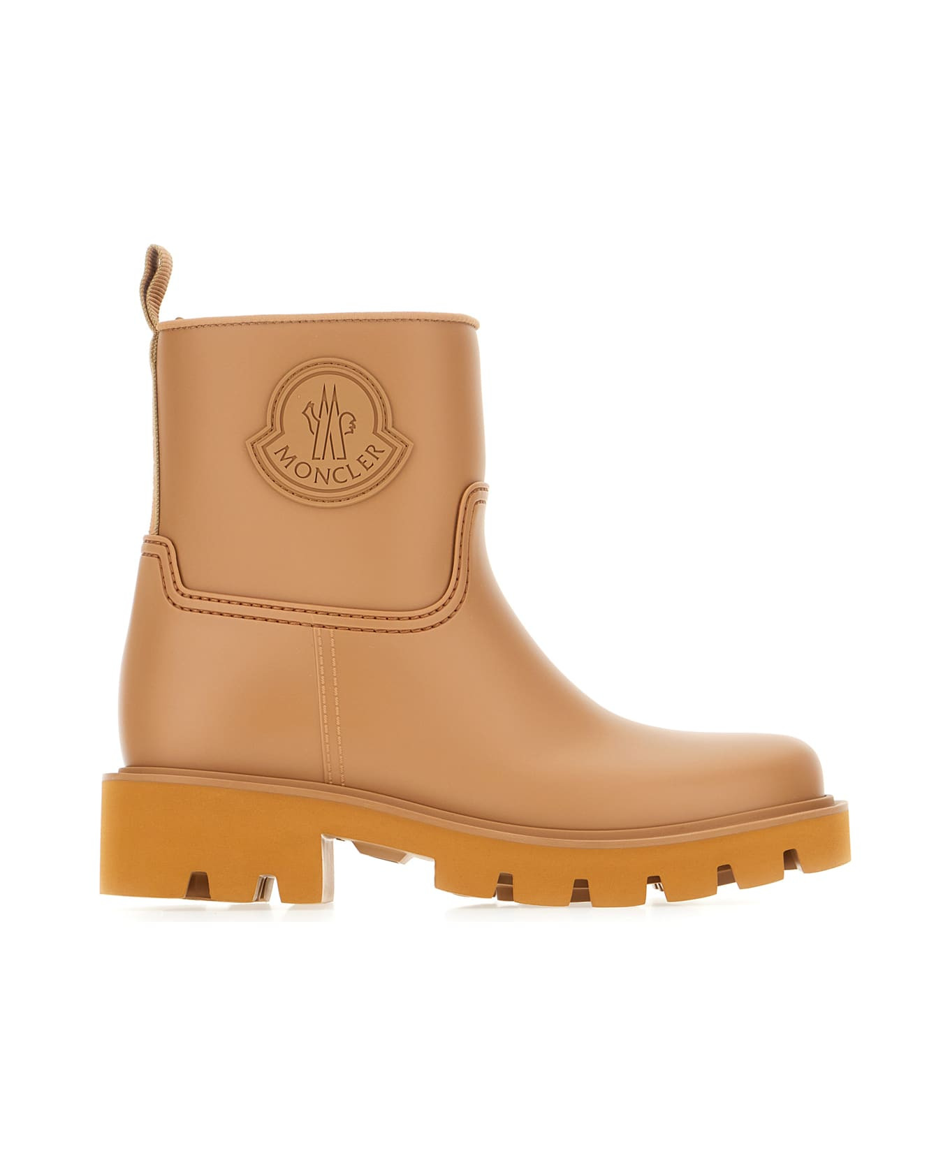 Beige Rubber Kickstream Ankle Boots - 1