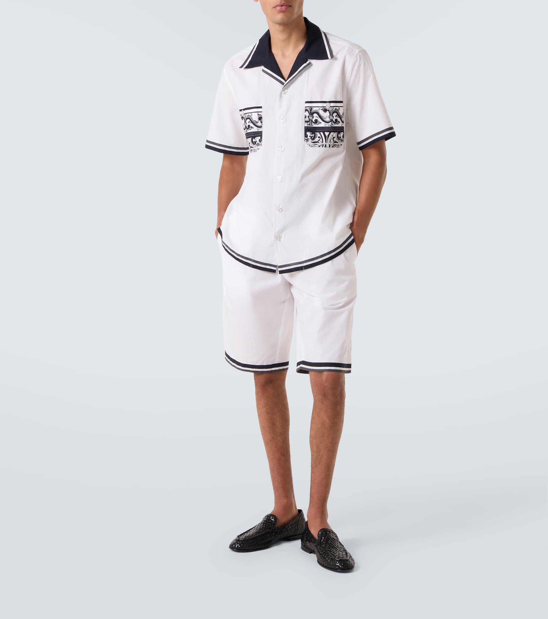 Majolica cotton shorts - 2