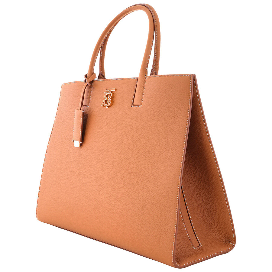 Burberry Warm Russet Brown Grainy Leather Medium Frances Bag - 4