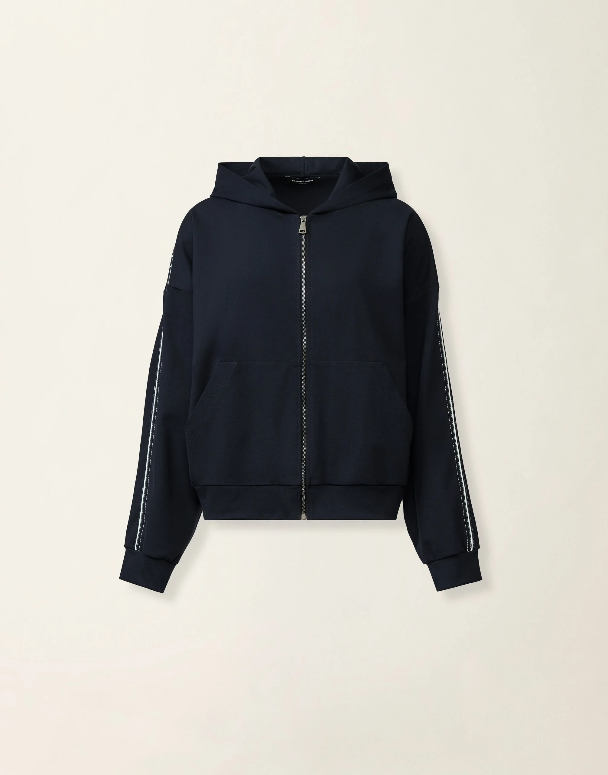 Milano stitch jersey hoodie - 1