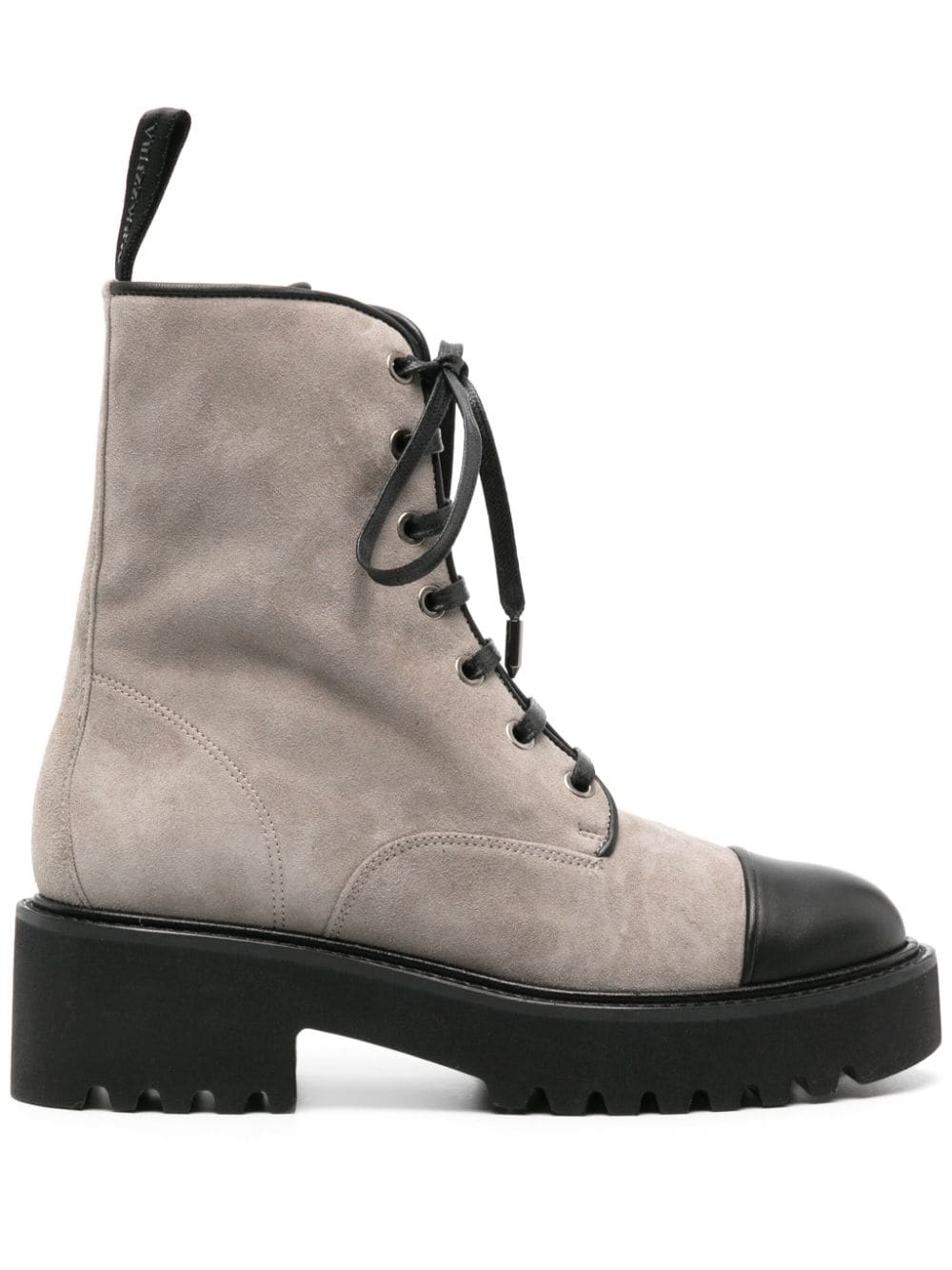 Desert suede lace-up boots - 1