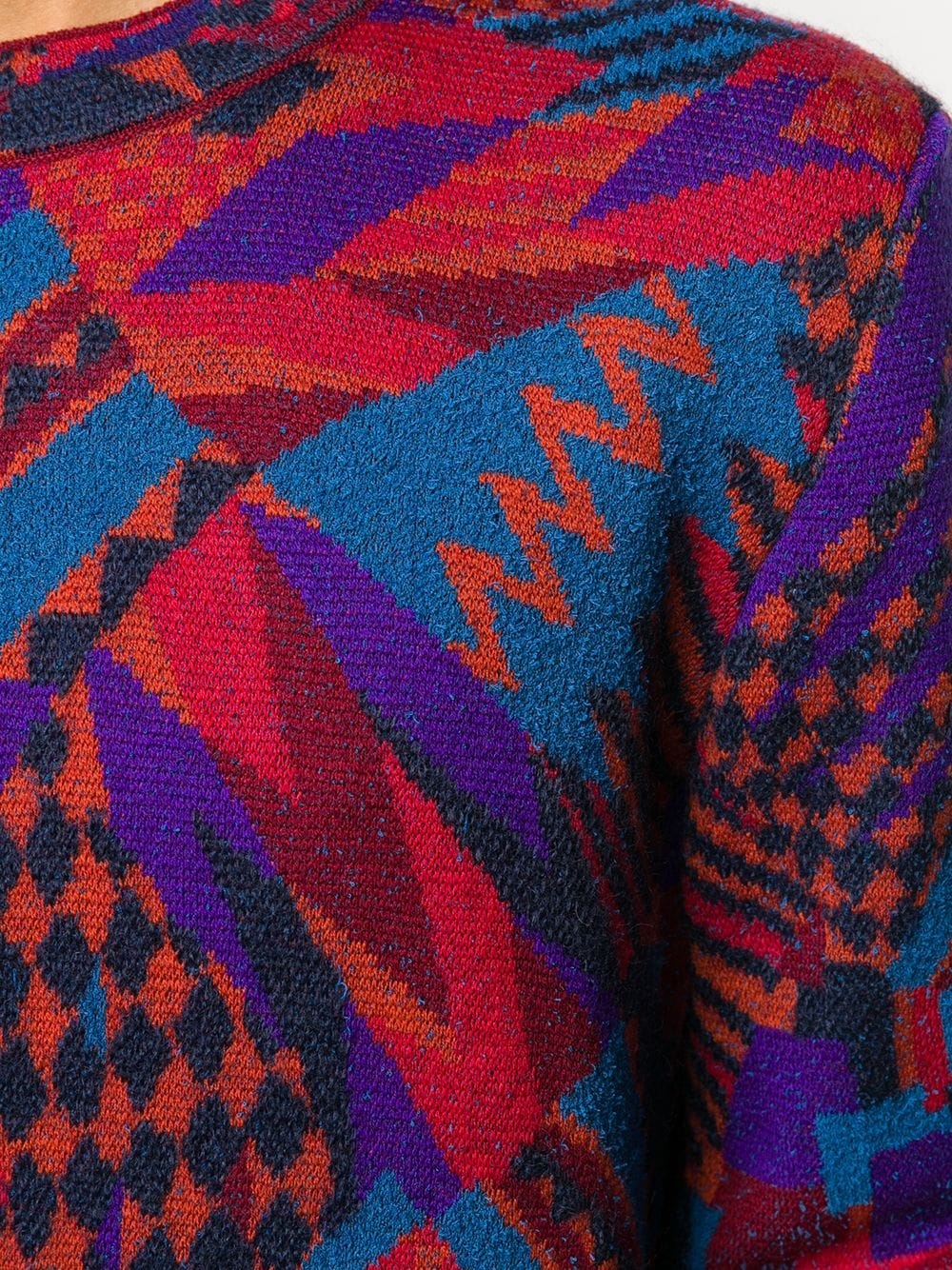 abstract wool jumper - 5