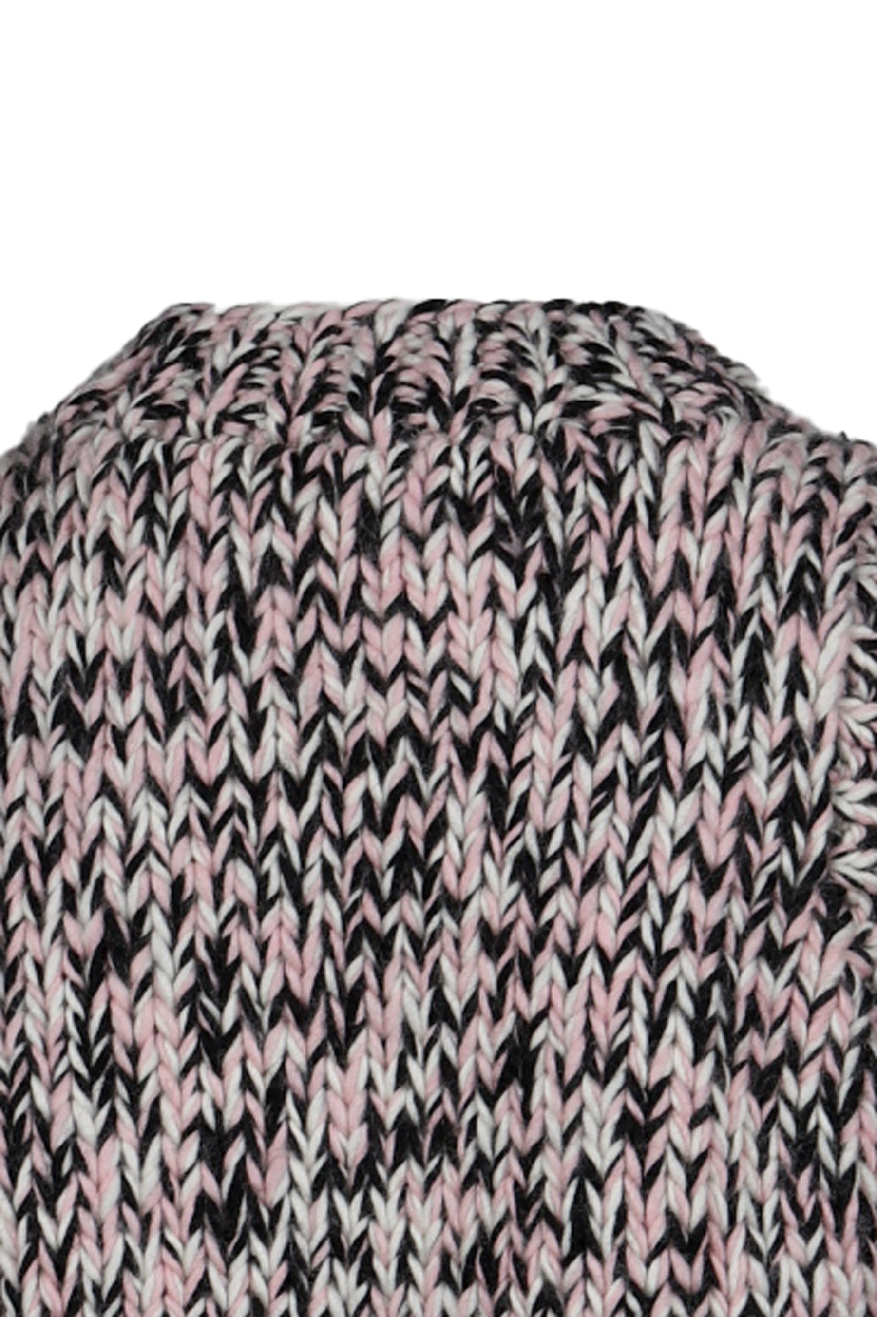 GRAPHIC WOOL HANDKNIT VEST / PNK - 9