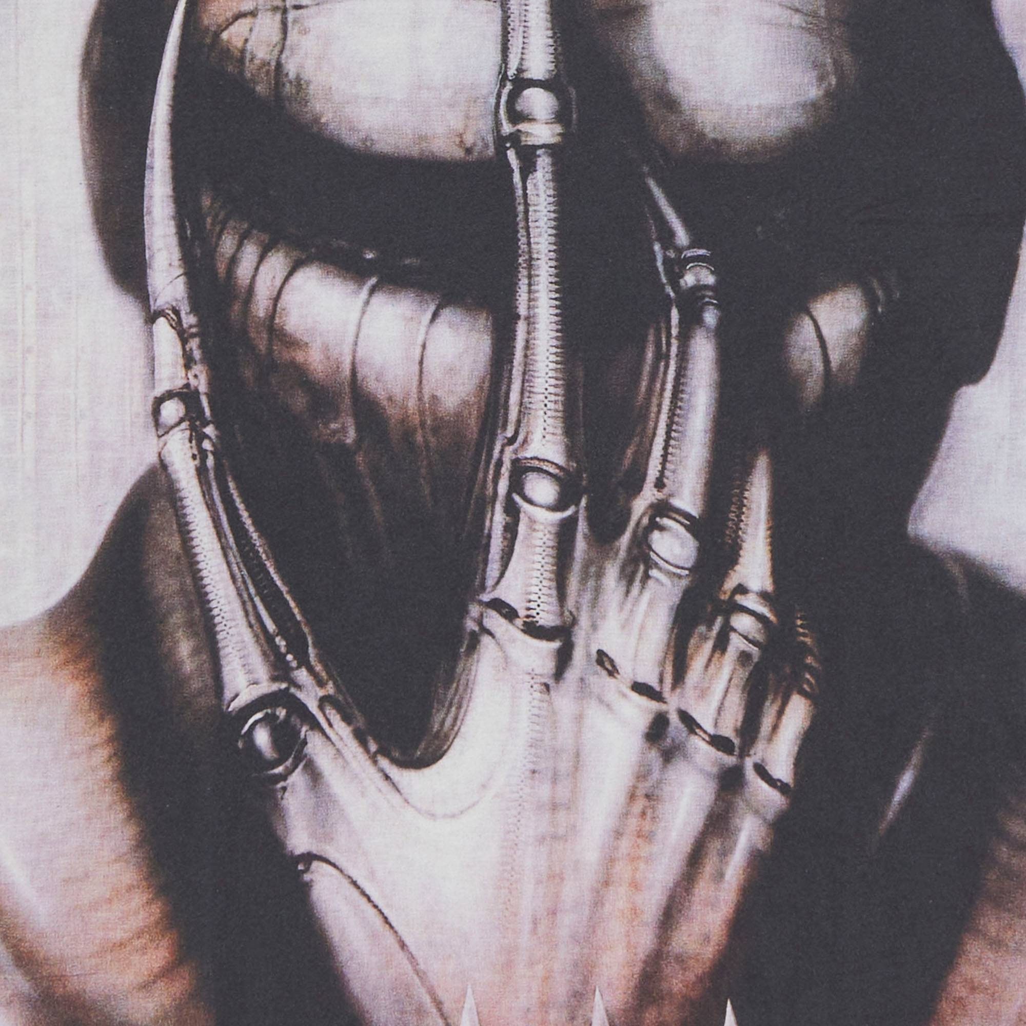Supreme H.R. Giger Raglan Long-Sleeve Top 'Black' - 3
