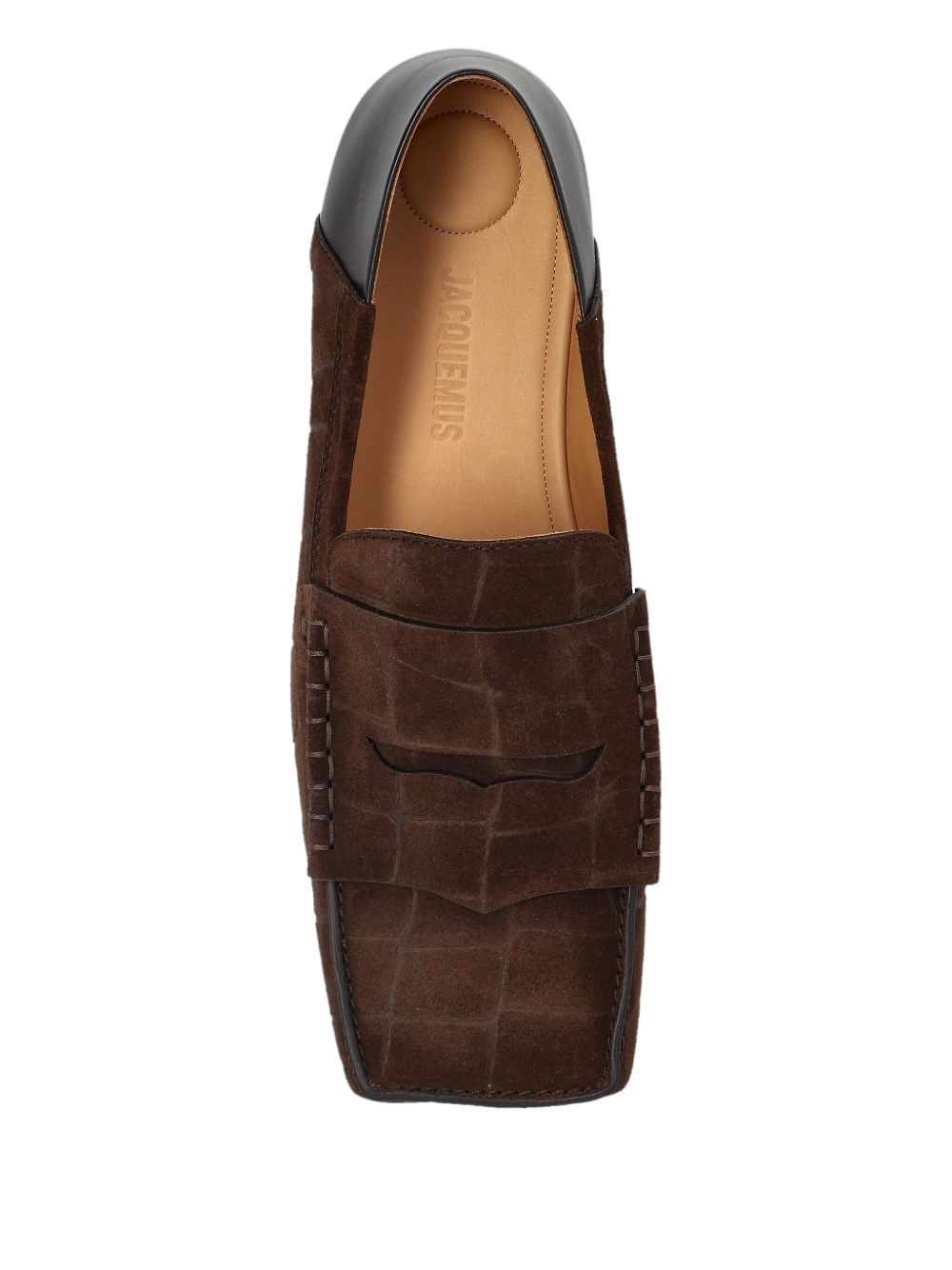 The Carré suede loafers - 4