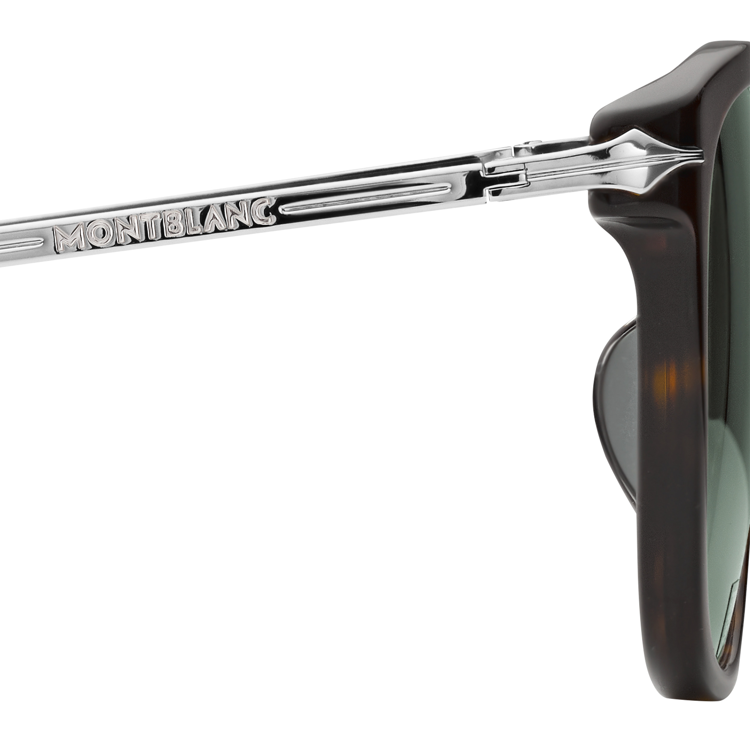 Round Sunglasses with Havana Acetate Frame - 8