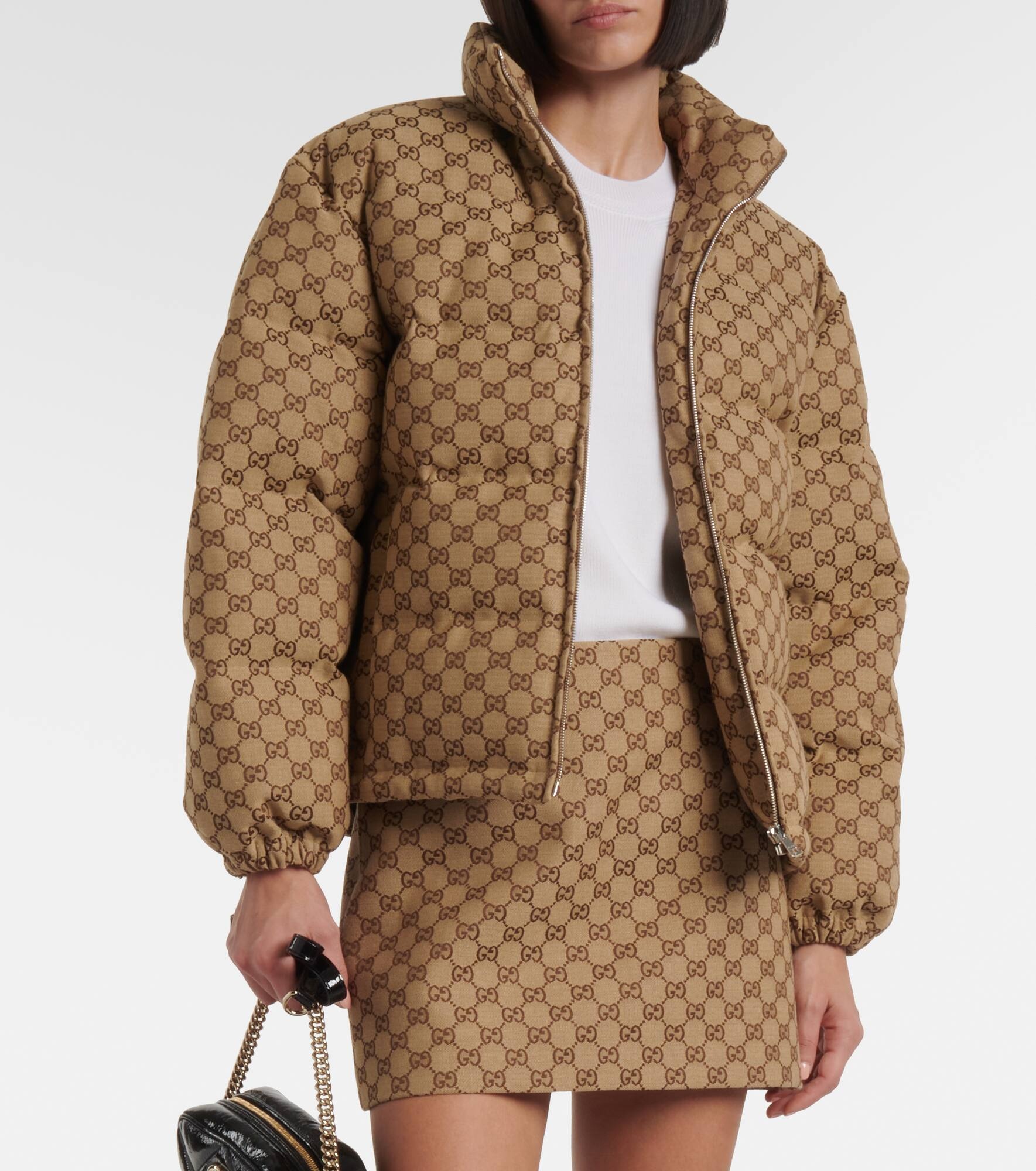 GG Canvas bomber jacket - 6