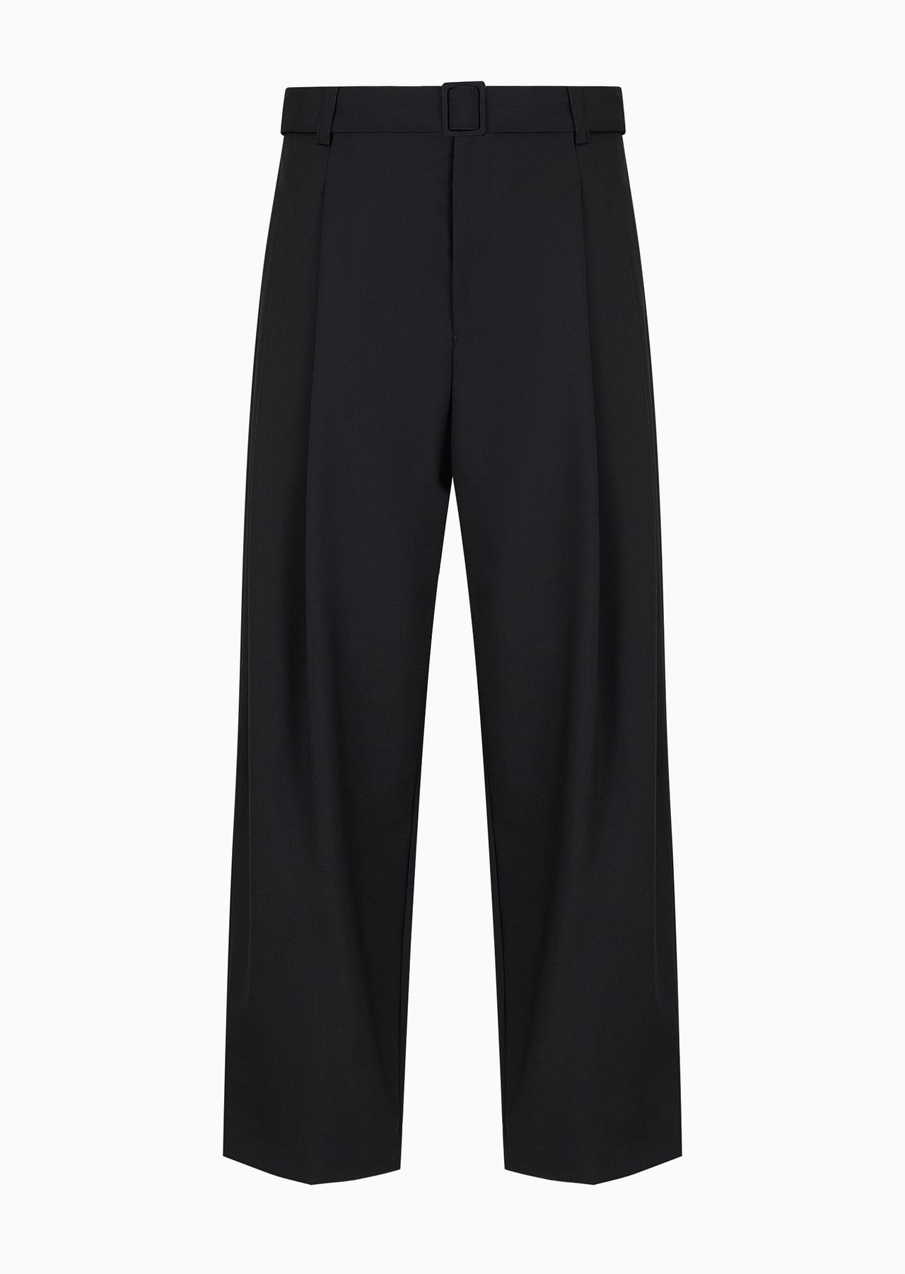Light wool trousers with matching belt - 1
