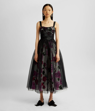 Erdem SLEEVELESS DRESS WITH TULLE OVERLAY outlook