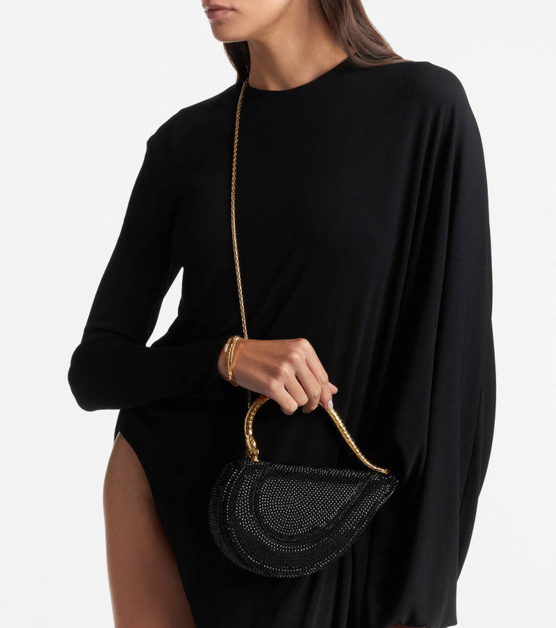 BVLGARI Serpenti Cuore 1968 Small suede tote bag outlook