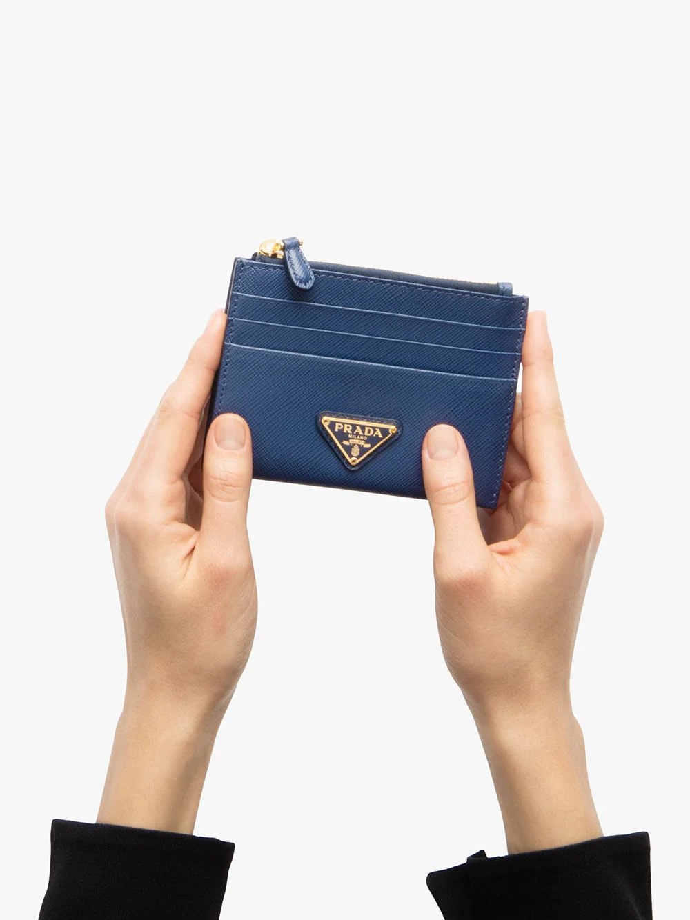 Saffiano leather credit card holder - 4