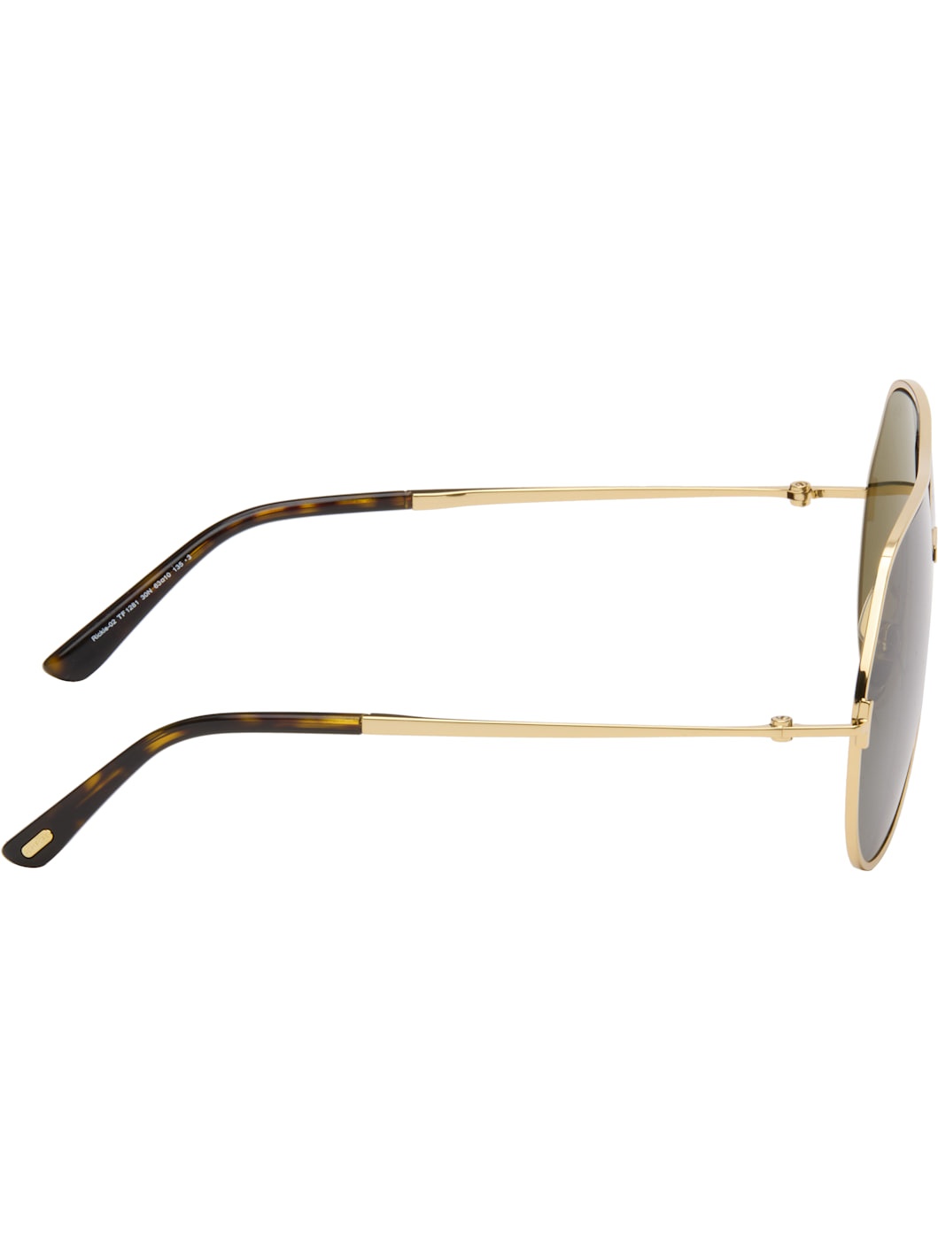 Gold Rickie-02 Sunglasses - 2