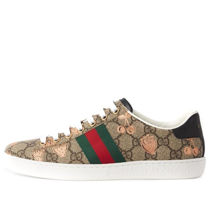 (WMNS) Gucci Ace GG Supreme 'Berry Print' 433900-UM610-8295 - 2