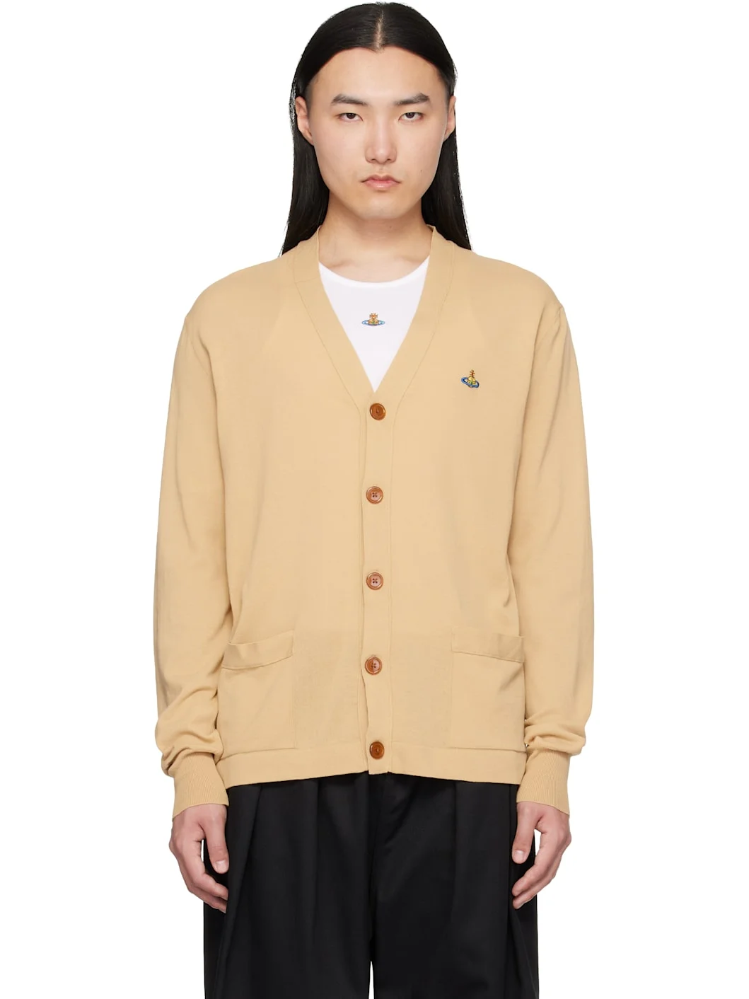 Beige Alex Cardigan - 1