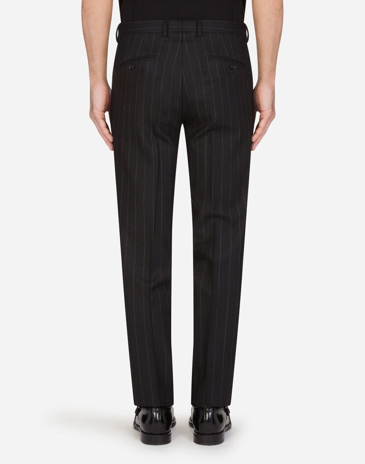 Pinstripe Sicilia-fit suit in stretch wool - 6