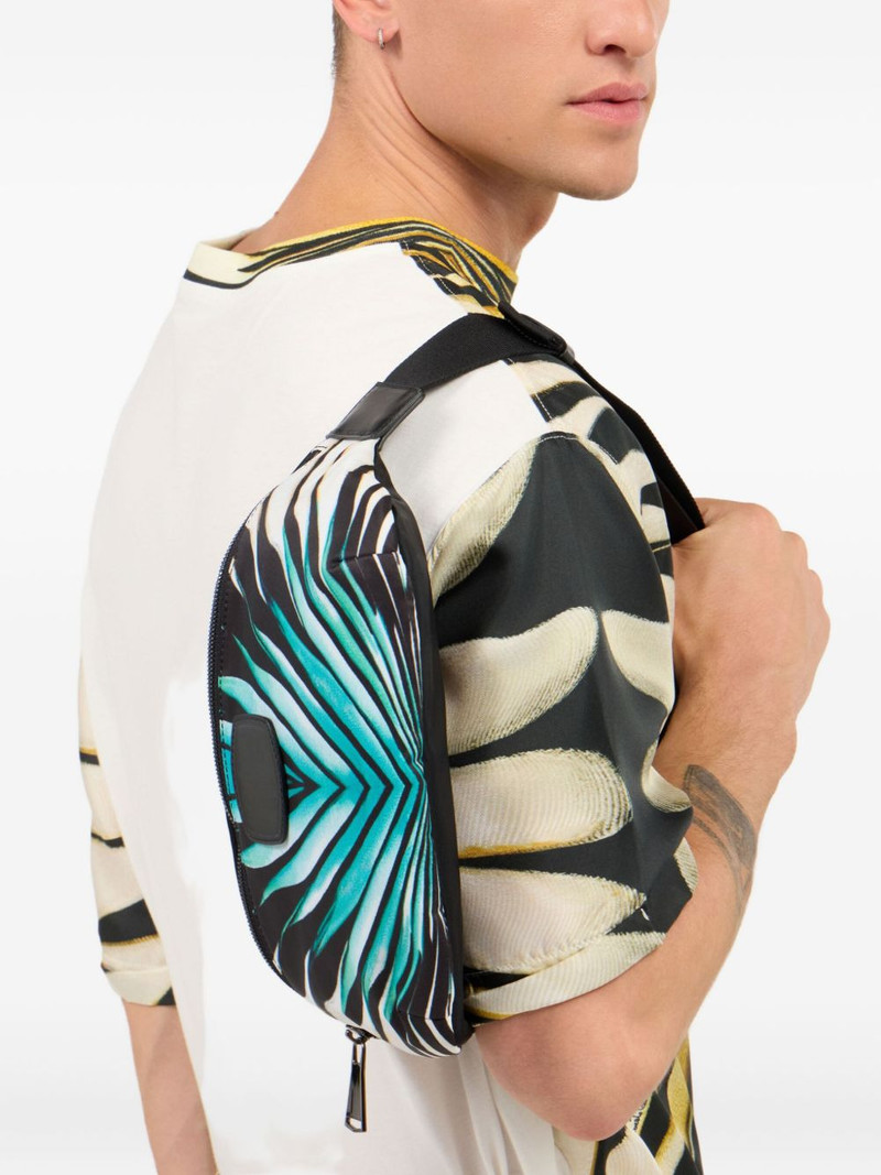 Roberto Cavalli leaf-print belt bag outlook