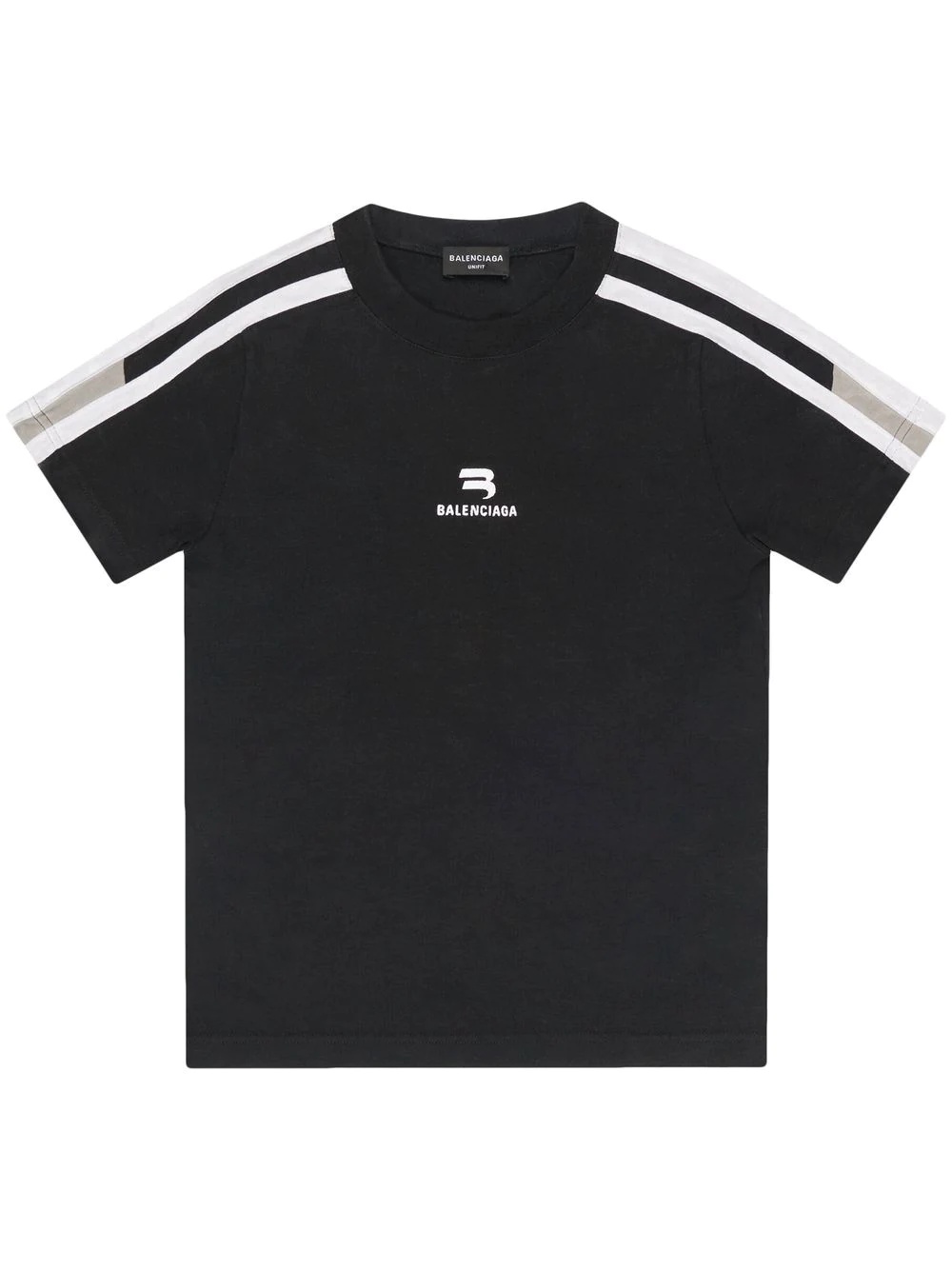 embroidered-logo stretch-cotton T-shirt - 1