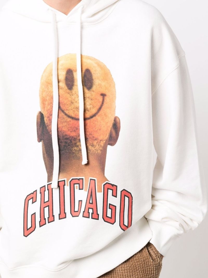 Chicago print hoodie - 5