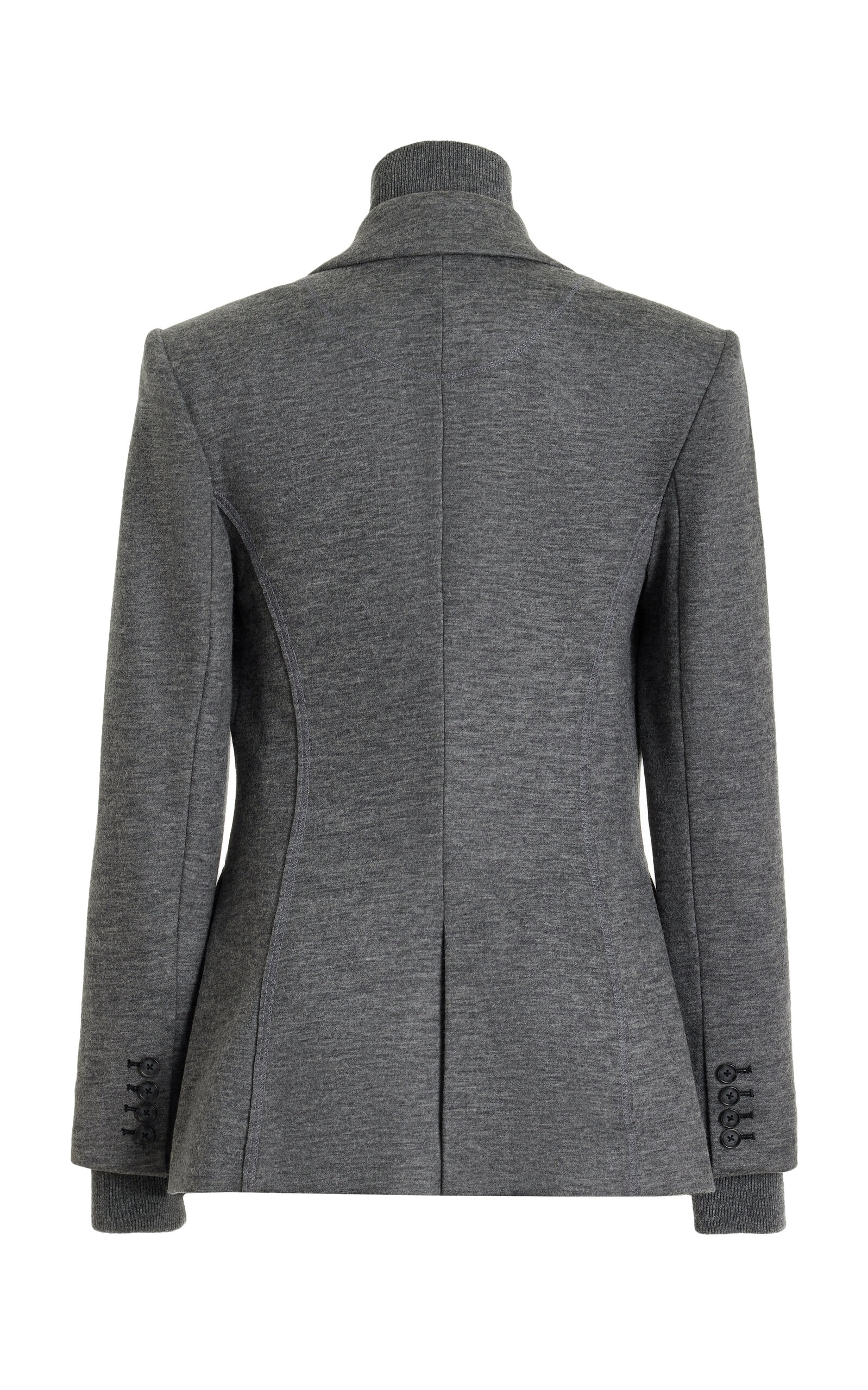 Auden Knit Combo Blazer grey - 3