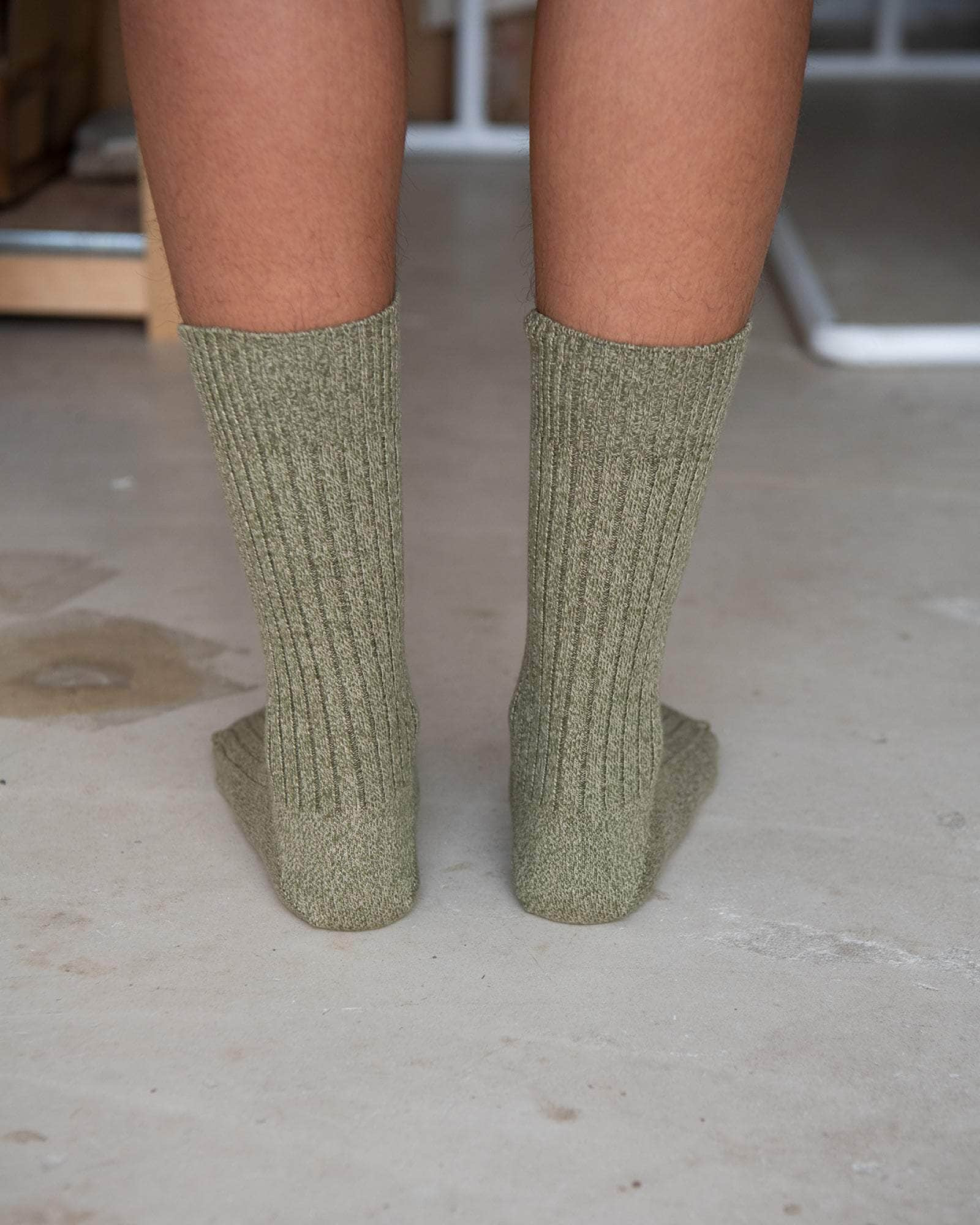 Rib Overankle Socks - Organic Cotton Rib - 2