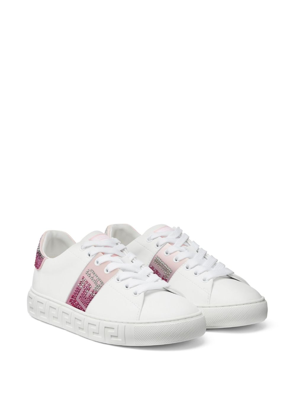 crystal-embellished sneakers - 2