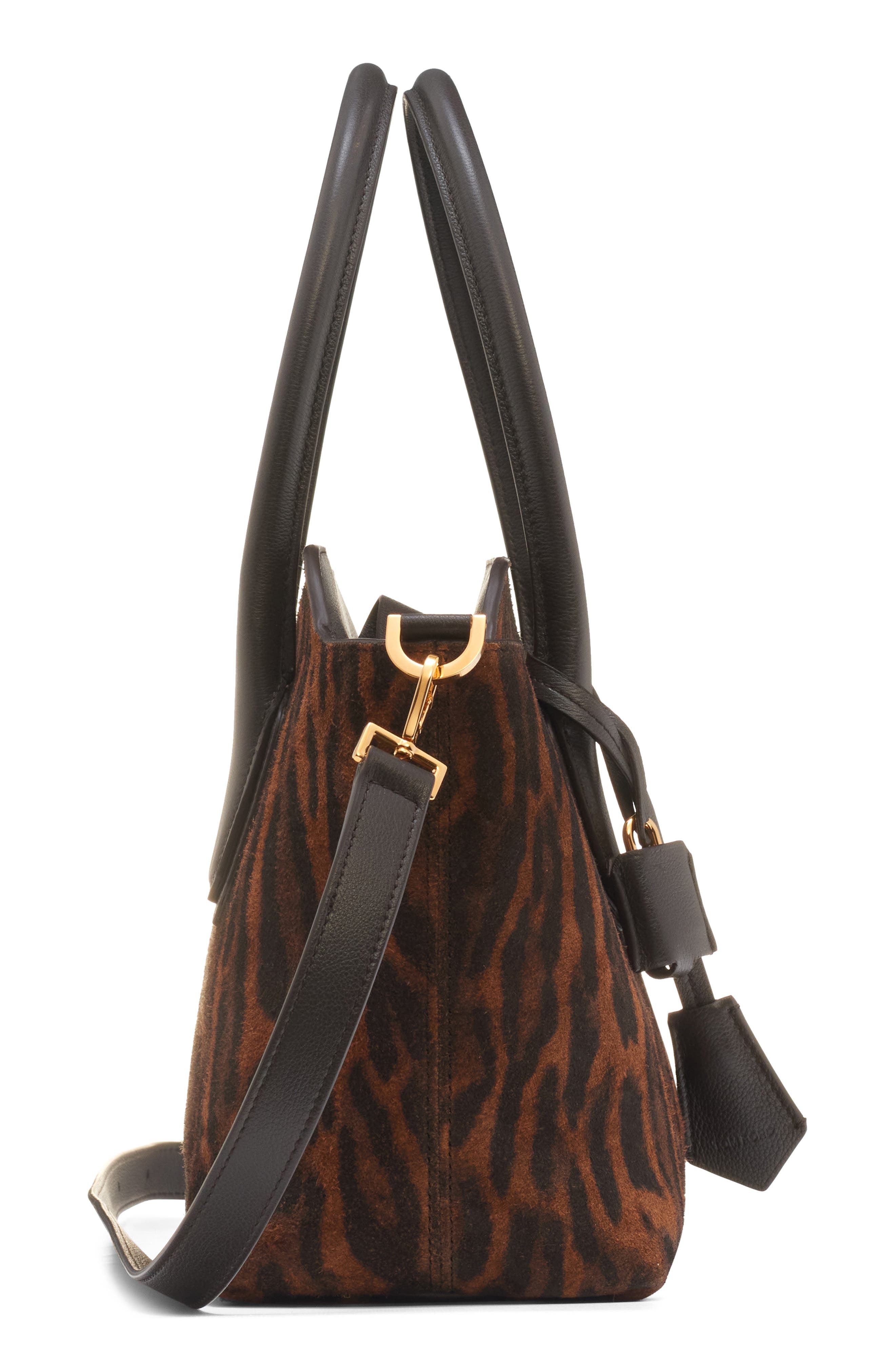 TOM FORD Medium Alexander Suede Tote in 7Bb07 Brown/Whisky/Brown at Nordstrom - 5