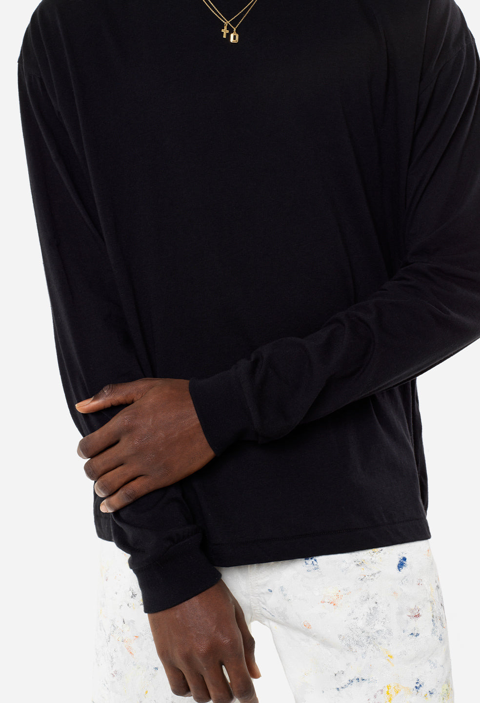 COTTON CASHMERE PULLOVER - 8