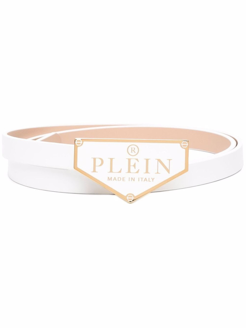 Iconic Plein leather belt 1