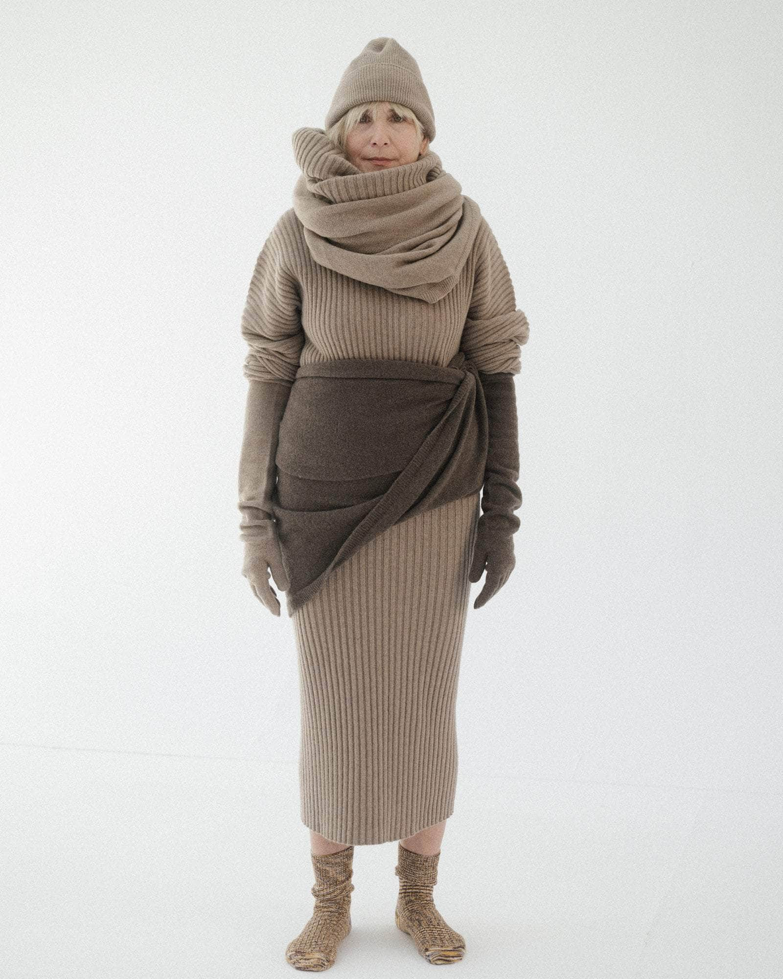 Whit Beanie - Recycled Cashmere Rib - 2