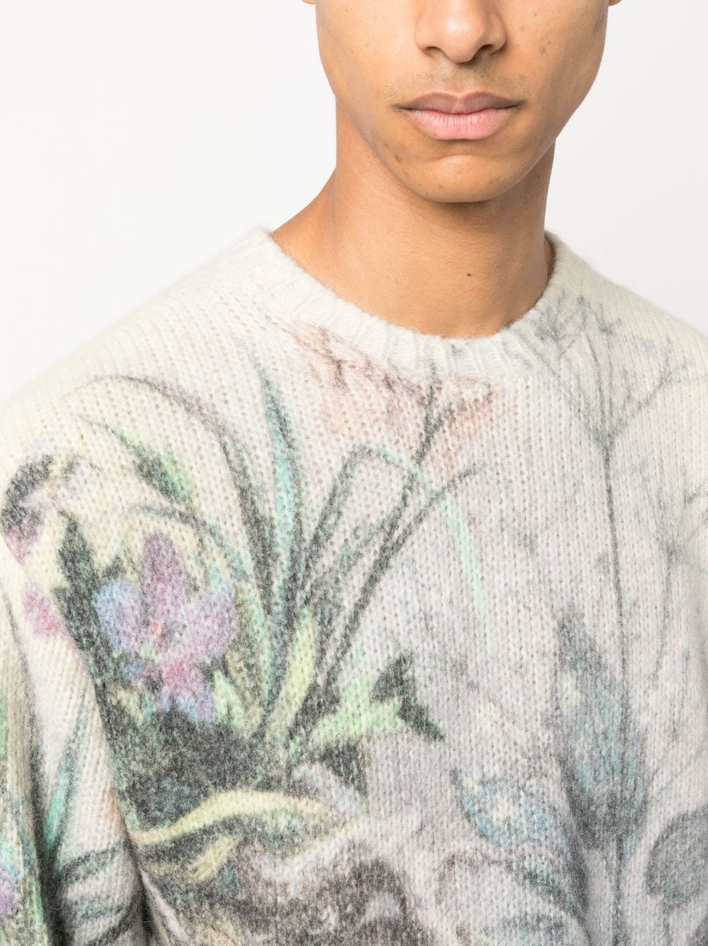 intarsia-knit wool sweatshirt - 5