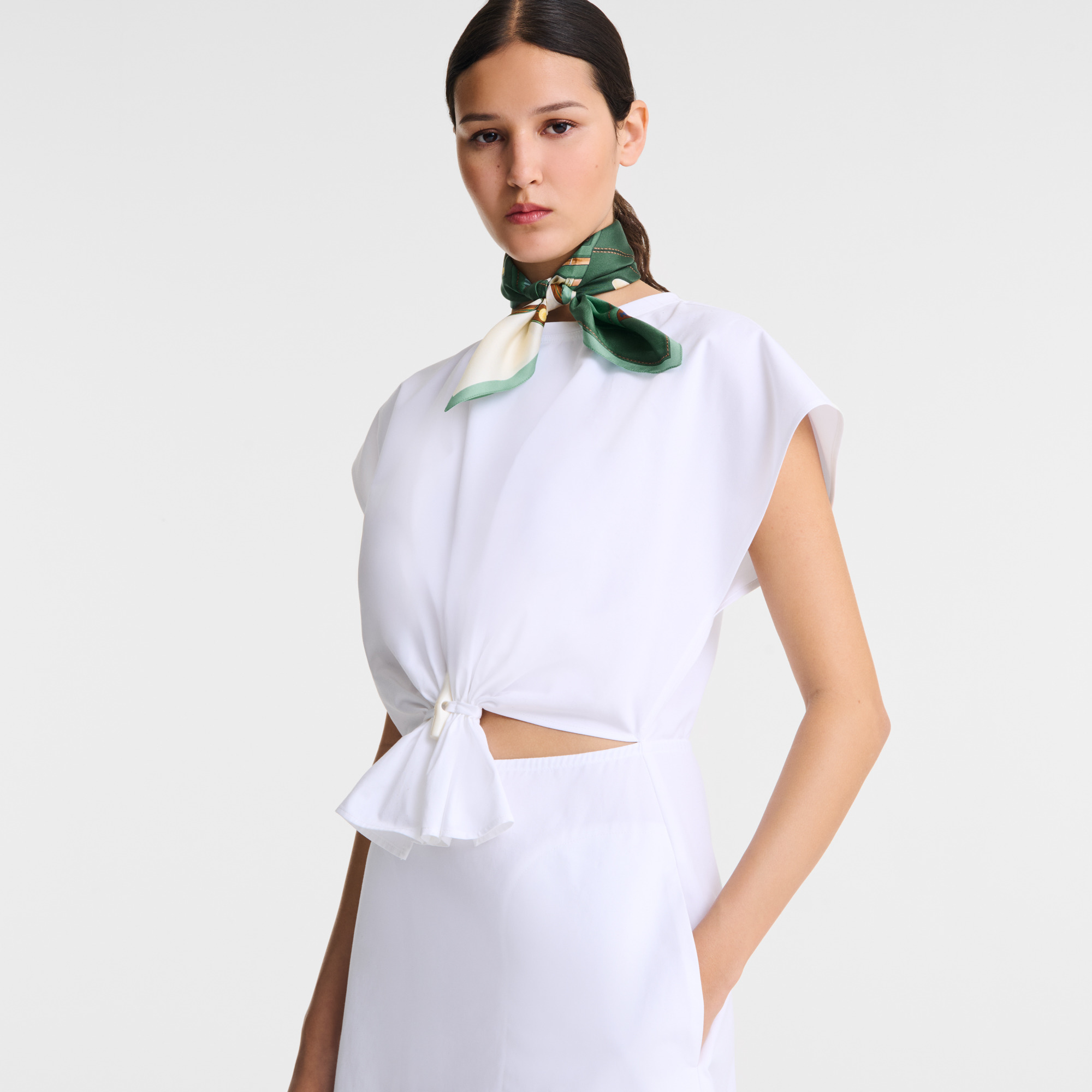 Dress White - Popelin - 4