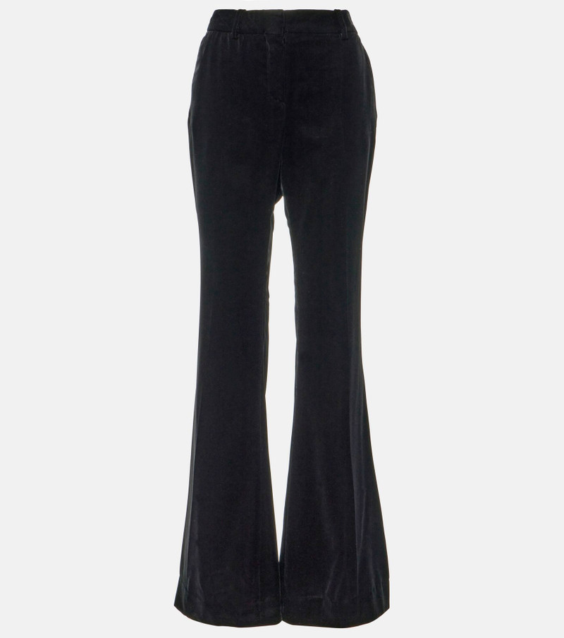 flared velvet trousers 1