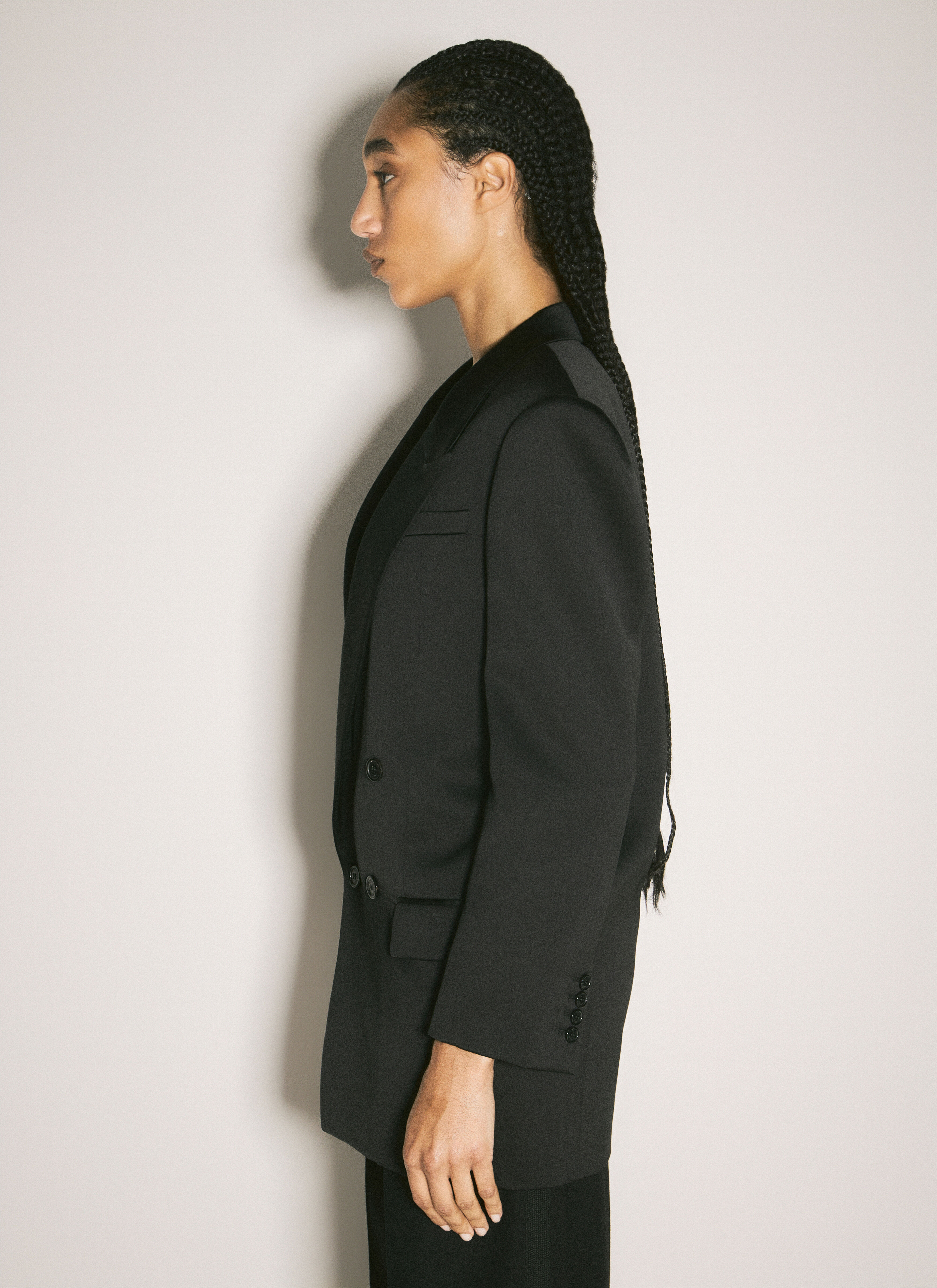 Silk Tuxedo Blazer - 4