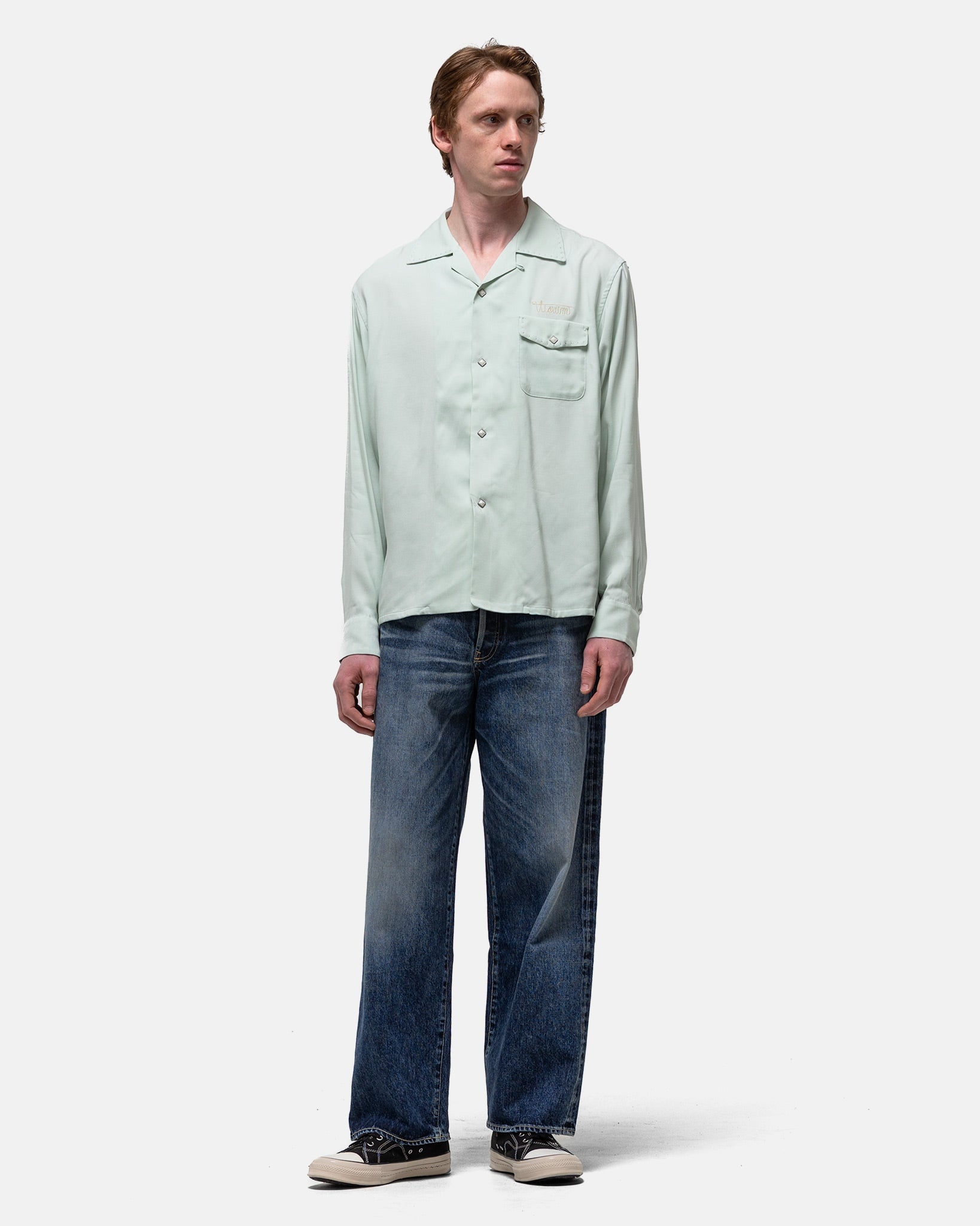 visvim Wildcatter Shirt L/S Lt. Green | REVERSIBLE