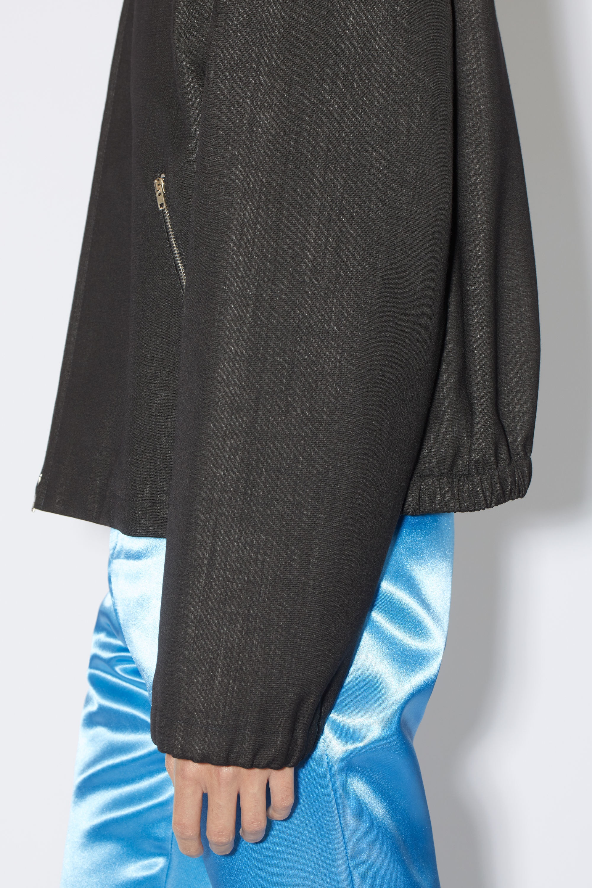 Zippered jacket - Black/white - 6