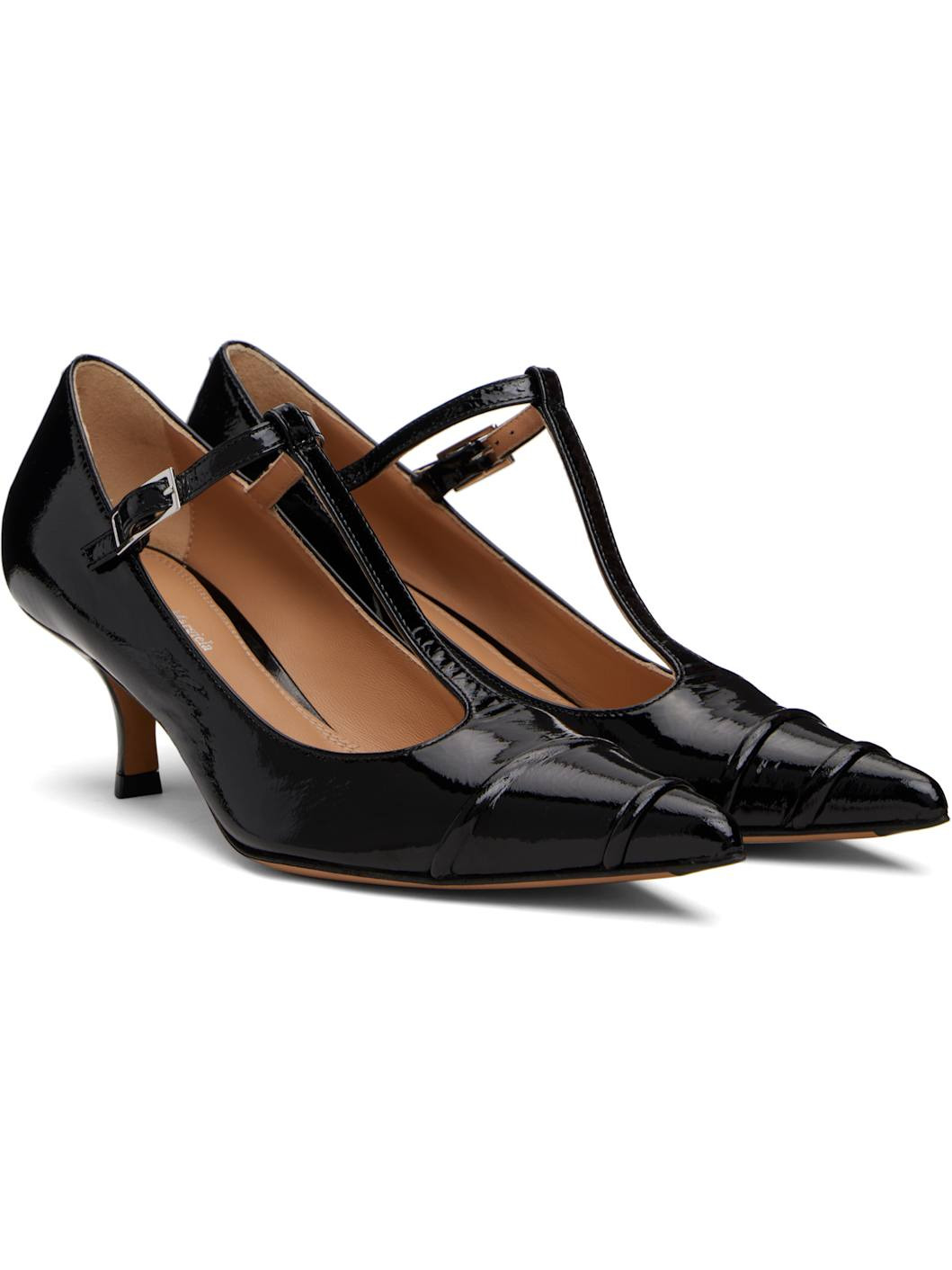 Black Kinkies T-Bar Heels - 4