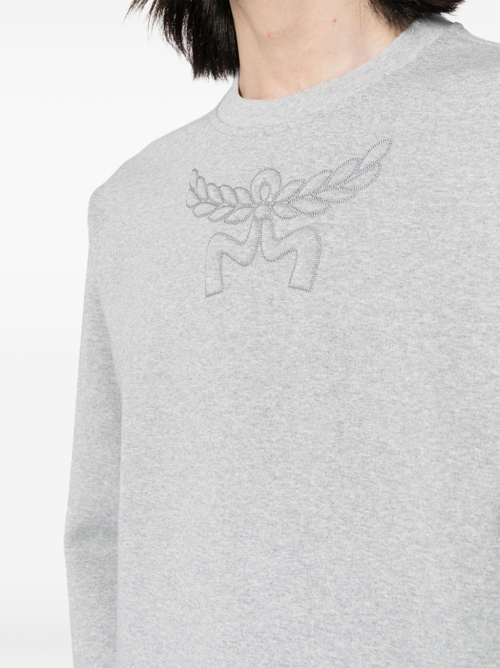 Laurel logo-embroidered sweatshirt - 6